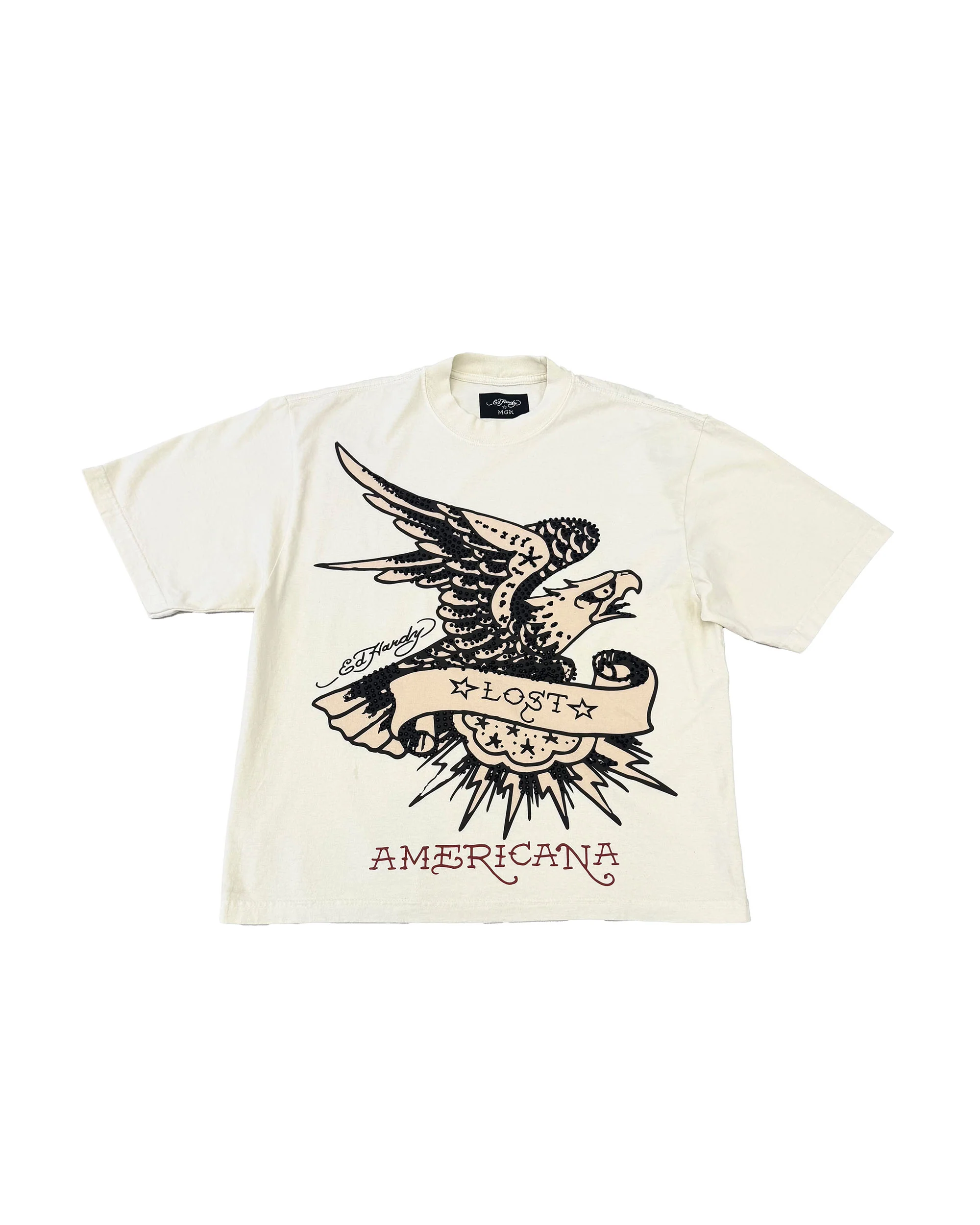 Lost Eagle Rhinestone Boxy Tee