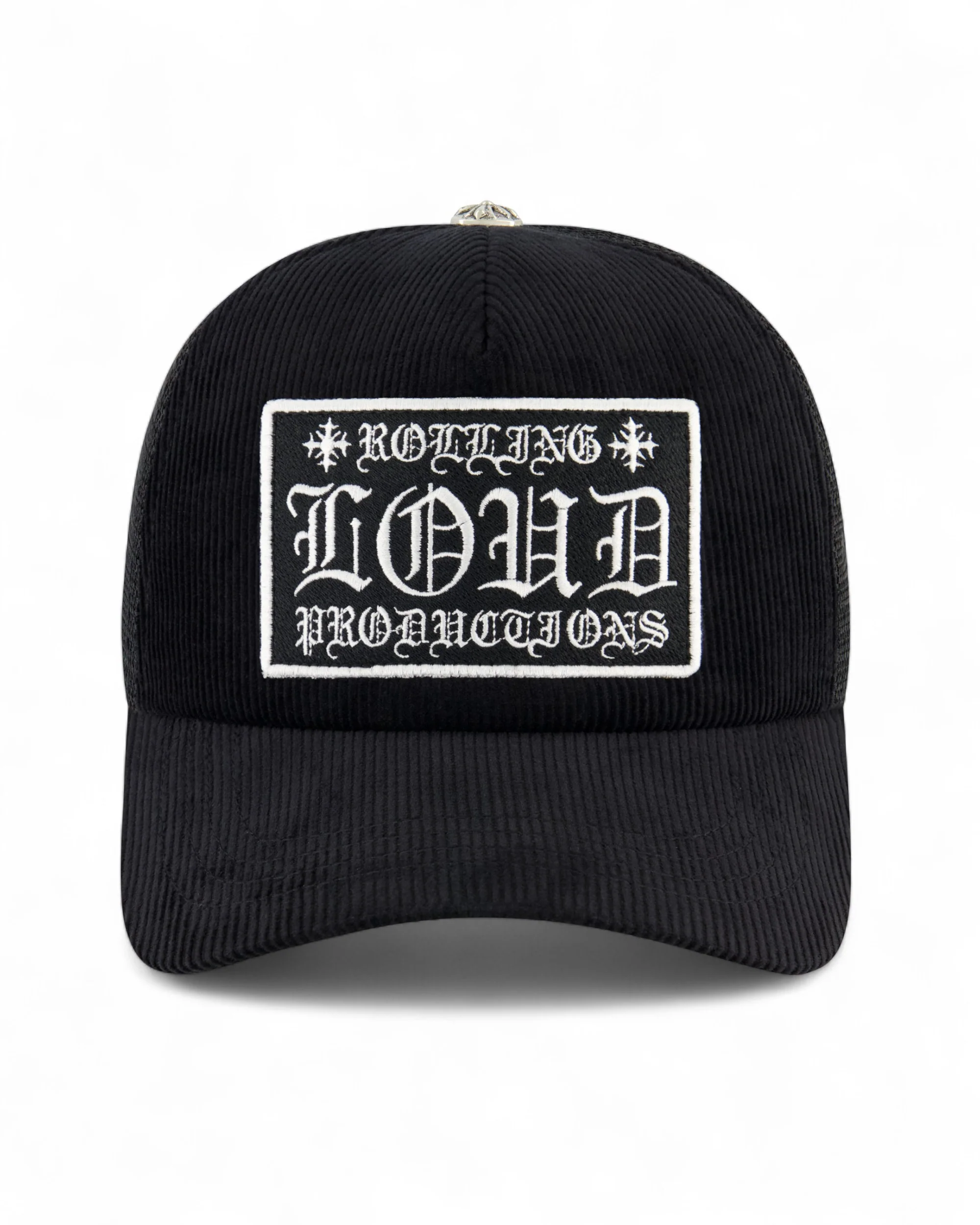 Loud Hearts Corduroy Trucker Hat
