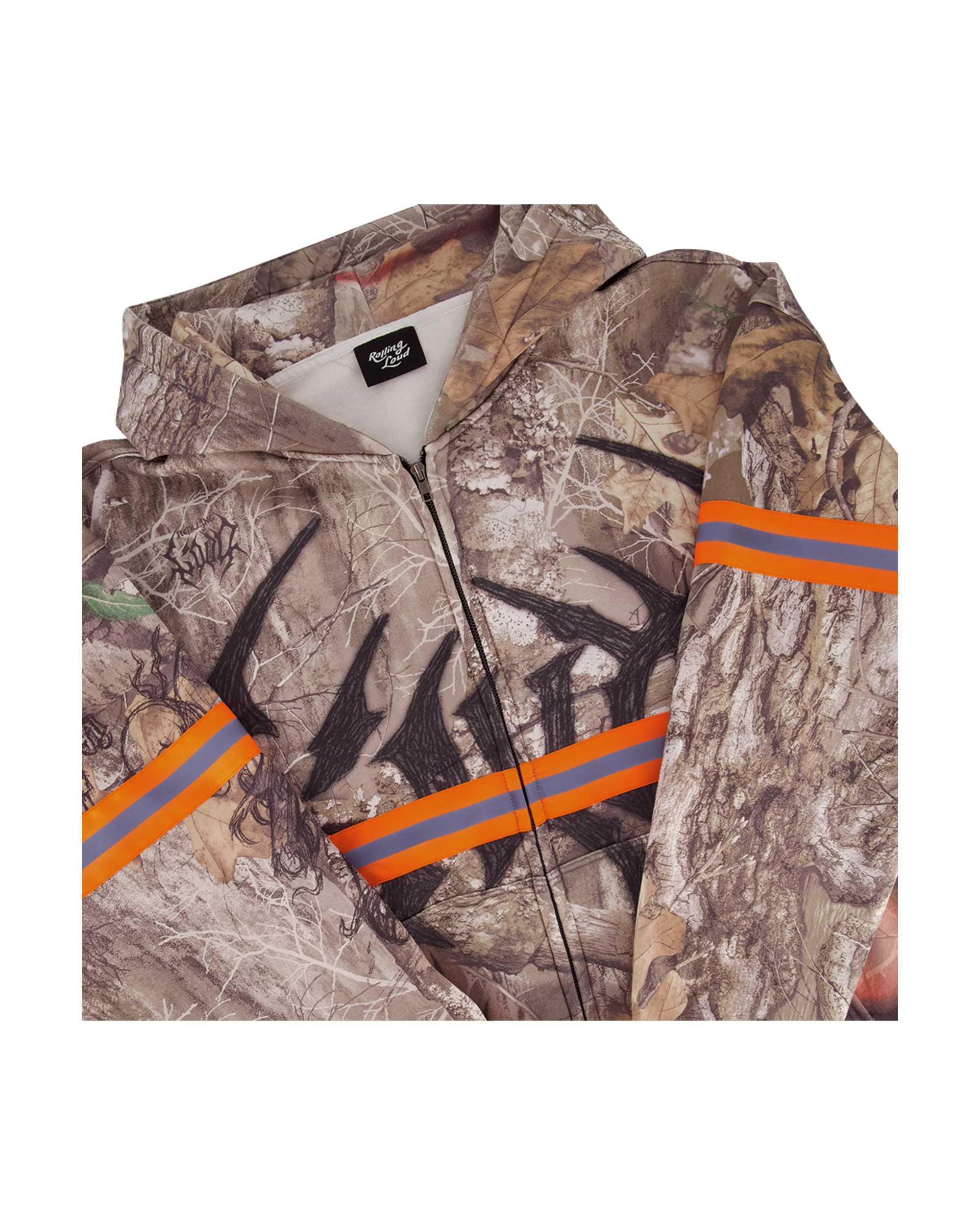 LOUD SAFETY ZIP UP HOODIE - Image 2