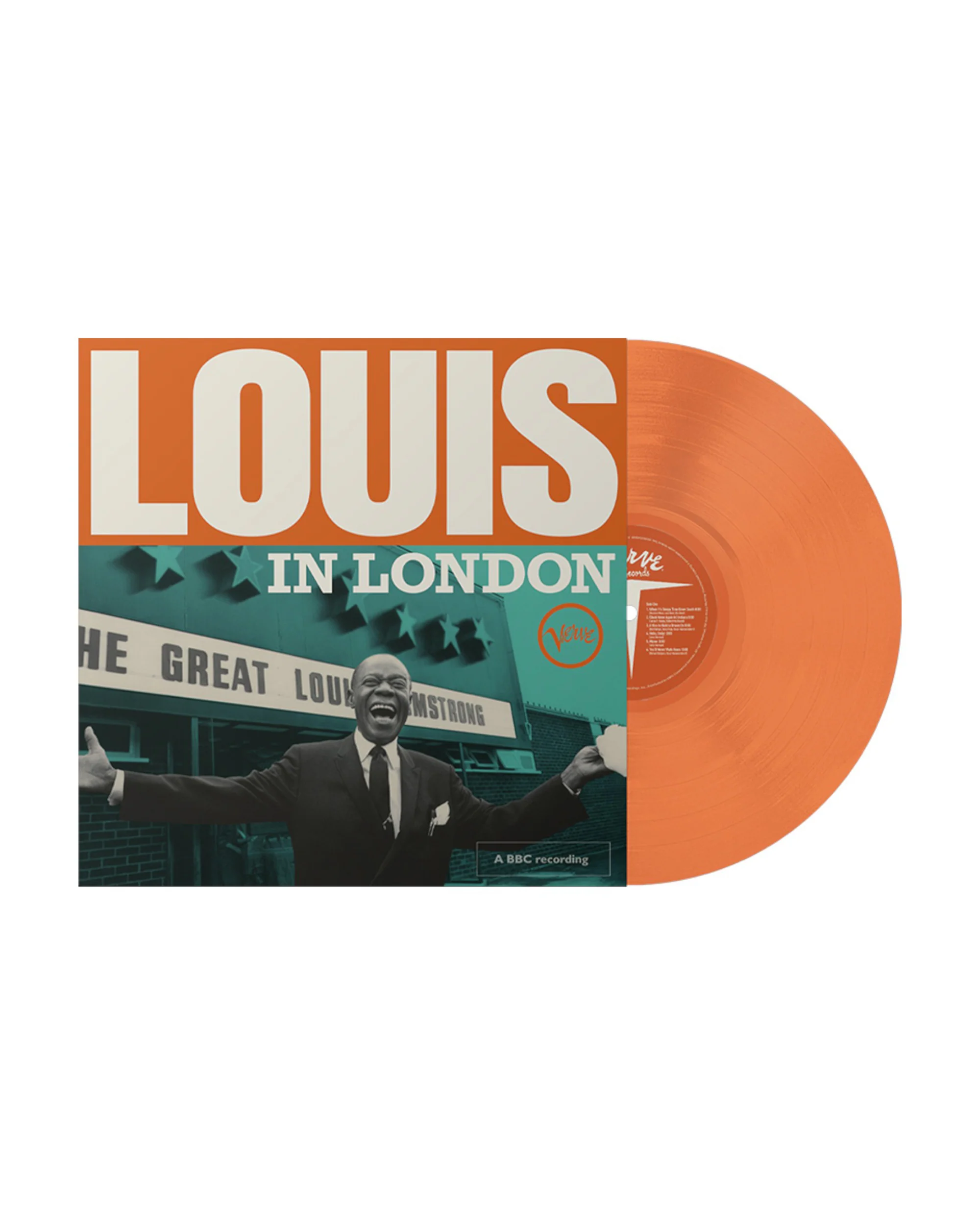 Louis Armstrong: Louis In London Opaque Tangerine LP