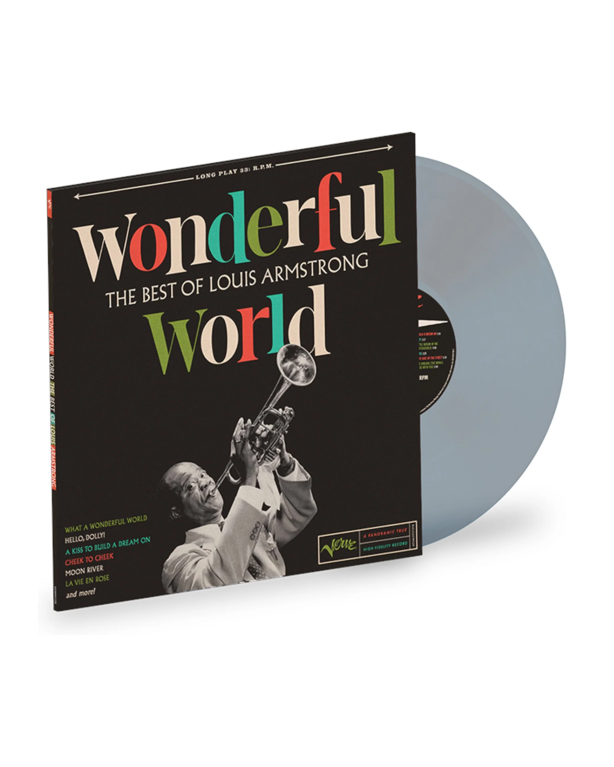 Louis Armstrong: Wonderful World: The Best Of Louis Armstrong (Skies of Blue Vinyl) - Image 3
