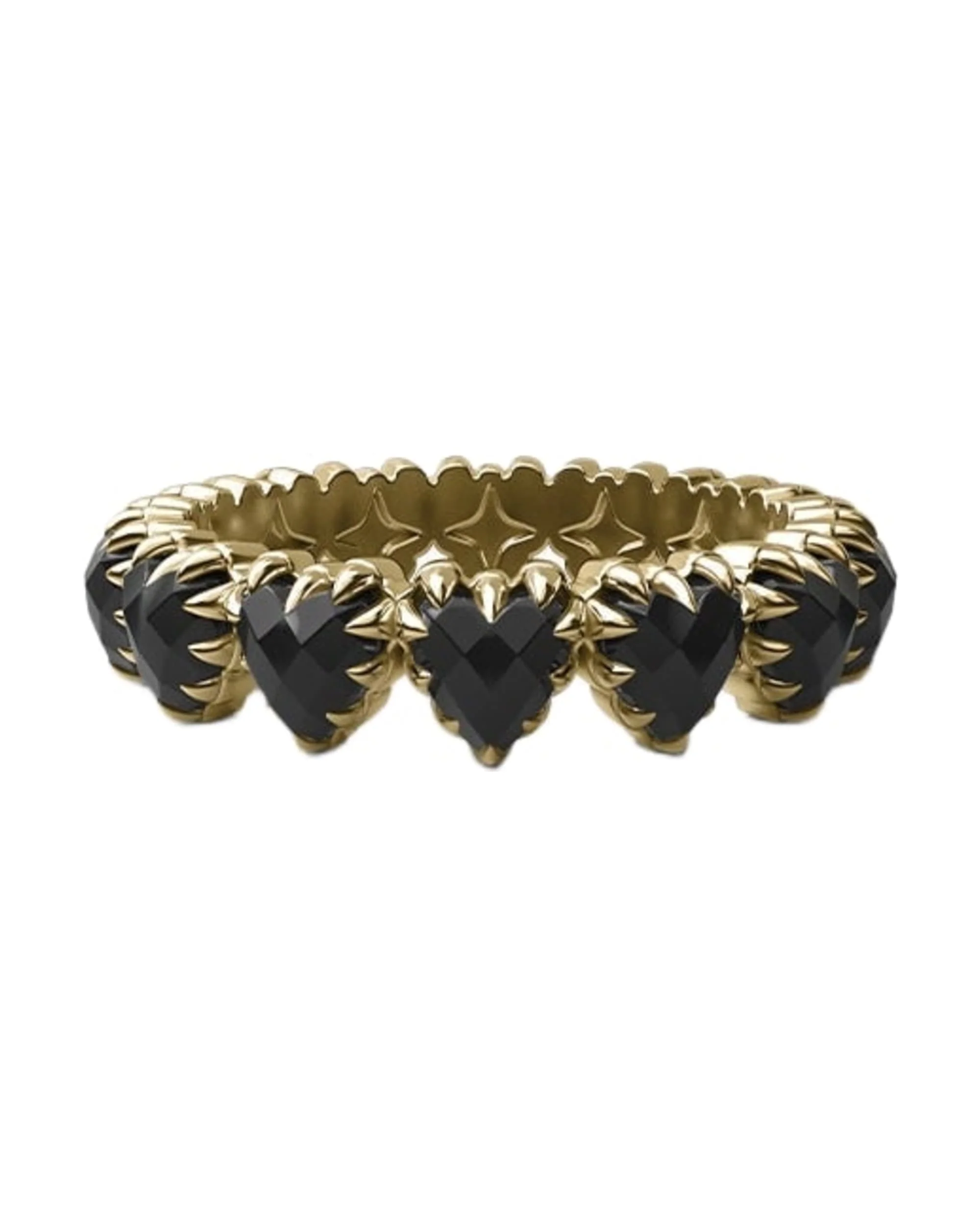 LOVE CLAW ETERNITY RING - GOLD PLATED