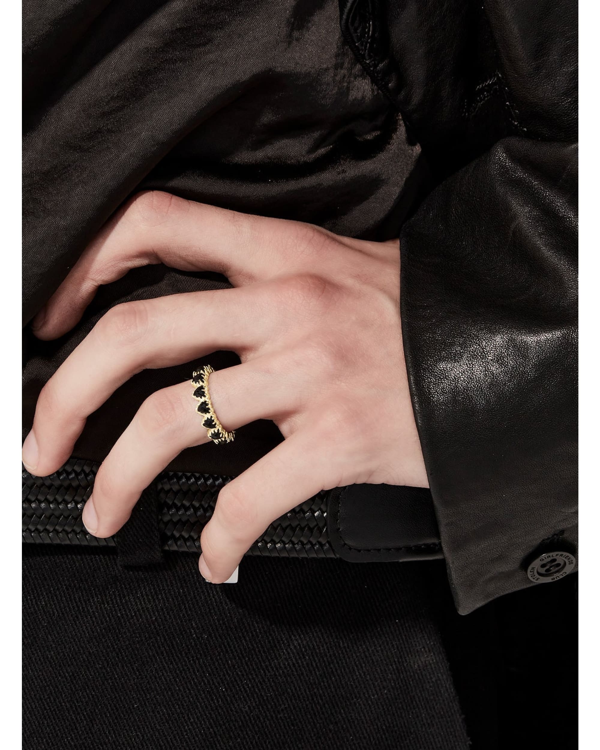 LOVE CLAW ETERNITY RING - GOLD PLATED - Image 2