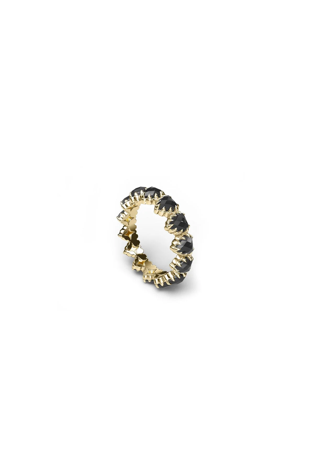 LOVE CLAW ETERNITY RING - GOLD PLATED - Image 6
