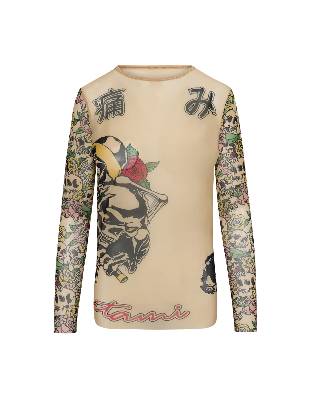 LOVE IS PAIN LONGSLEEVE MESH SHIRT