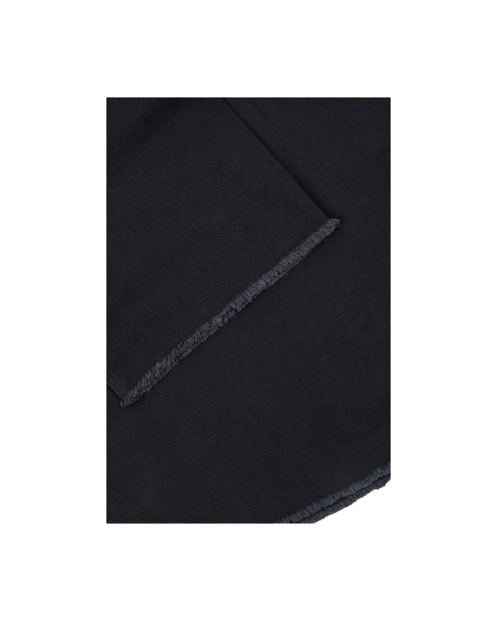 LUCIANO CROPPED DENIM SHIRT | WASHED BLACK - Image 3