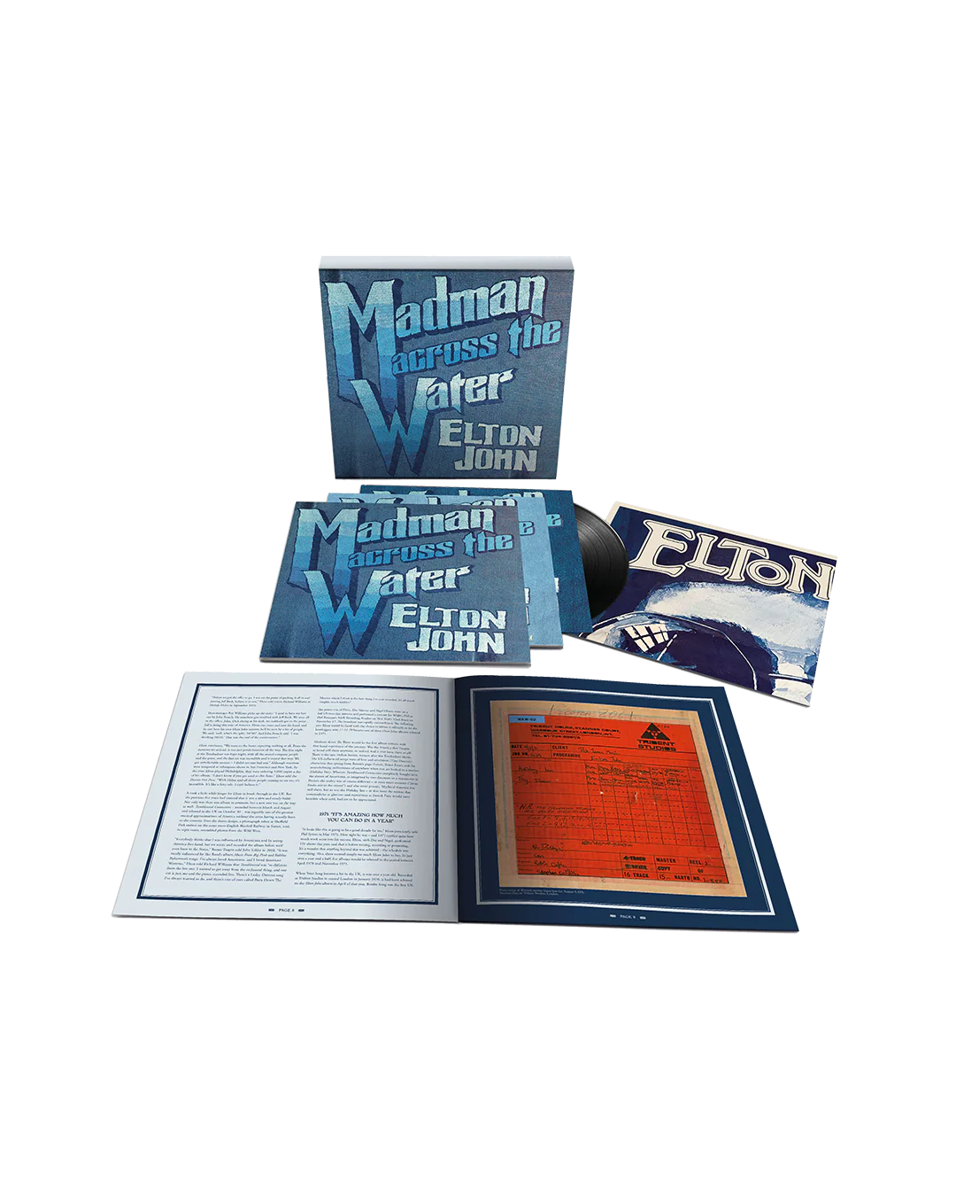 Madman Across The Water 50th Anniversary 4LP Box Set
