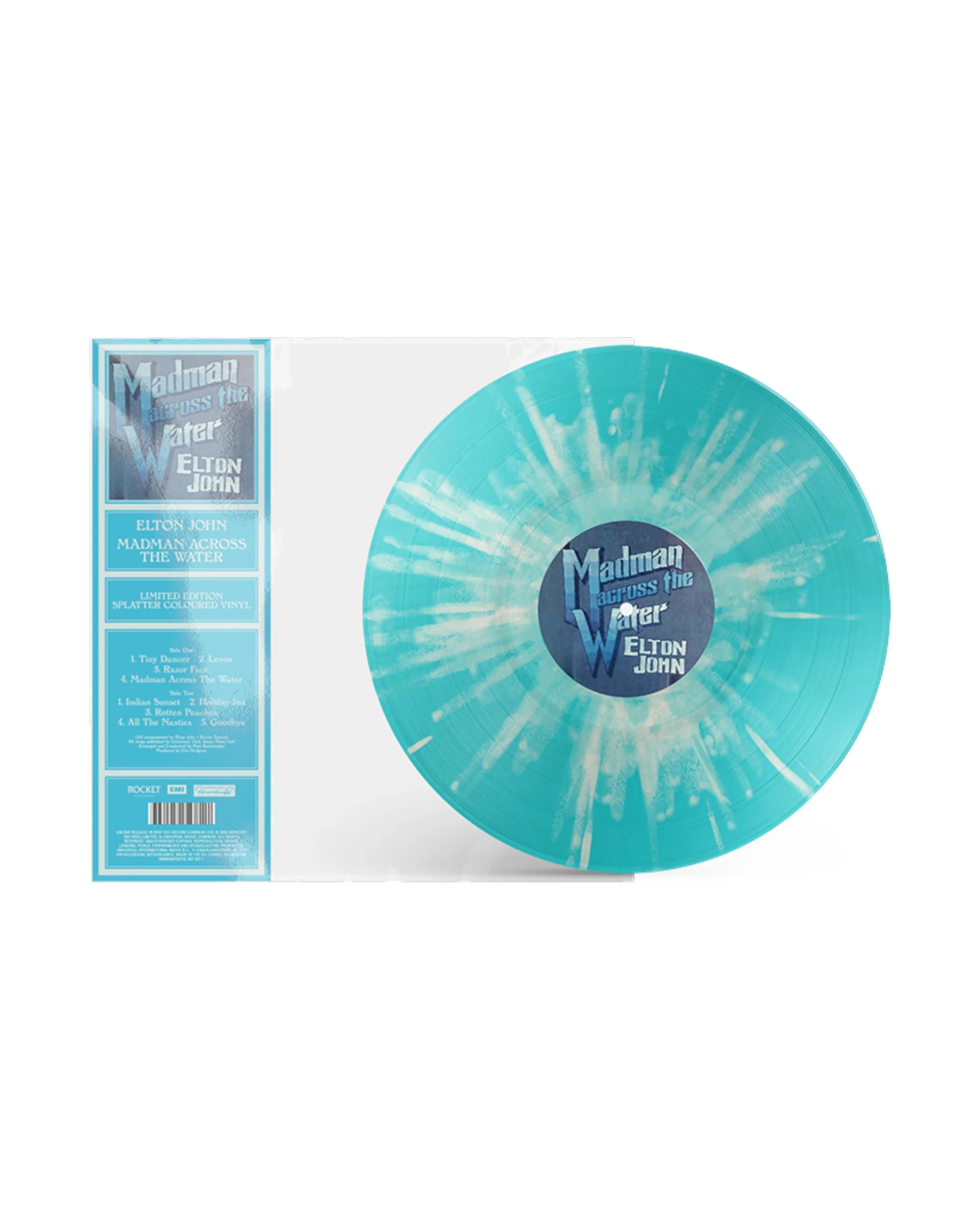 Madman Across the Water: Limited Edition Splatter Vinyl LP