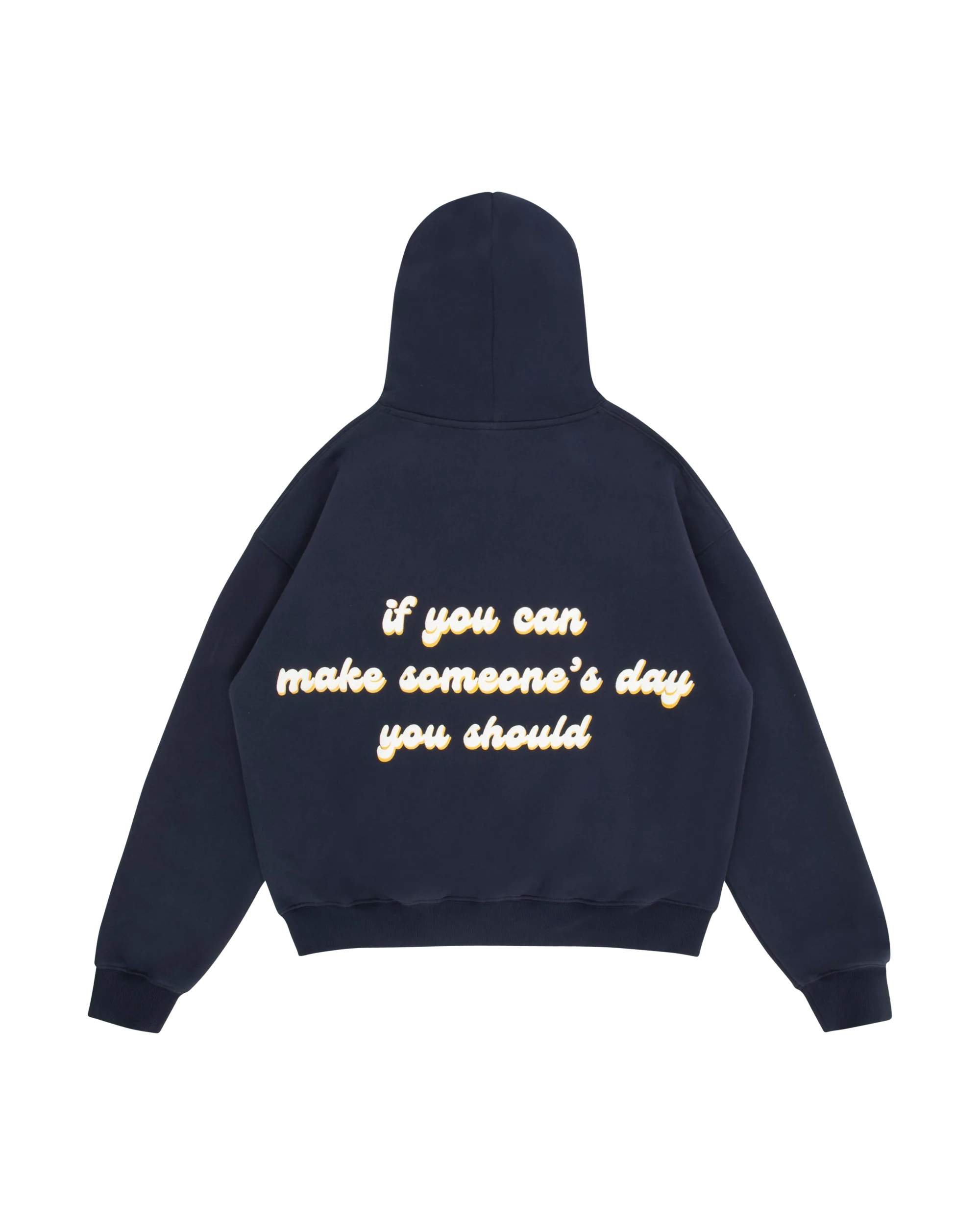 MAKE SOMEONE'S DAY HOODIE - NAVY - Image 3