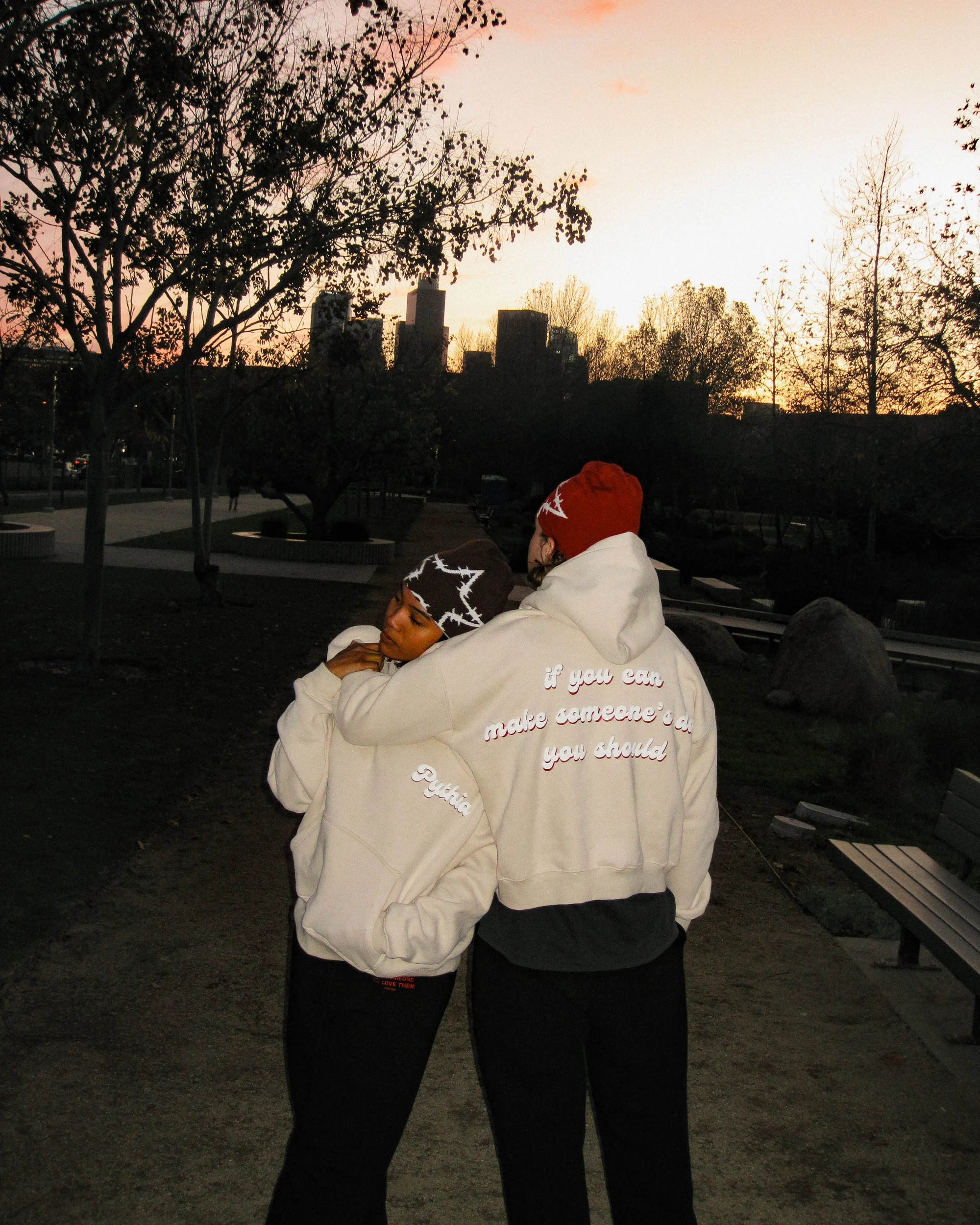 MAKE SOMEONE'S DAY HOODIE - SAND - Image 2