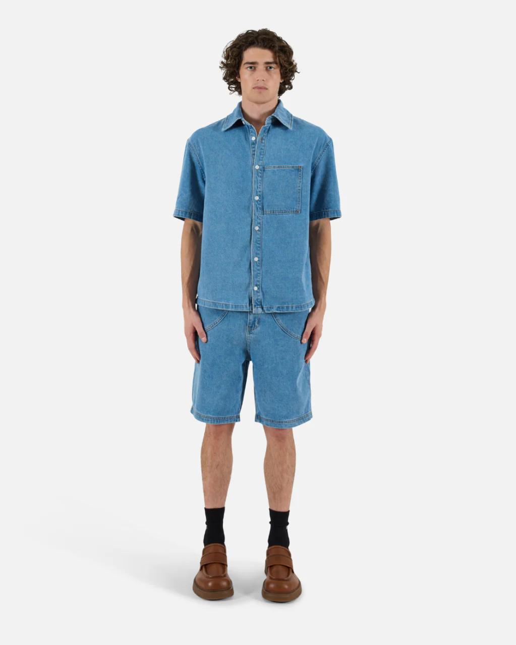 Mariner Denim Short Sleeve Shirt - Image 3