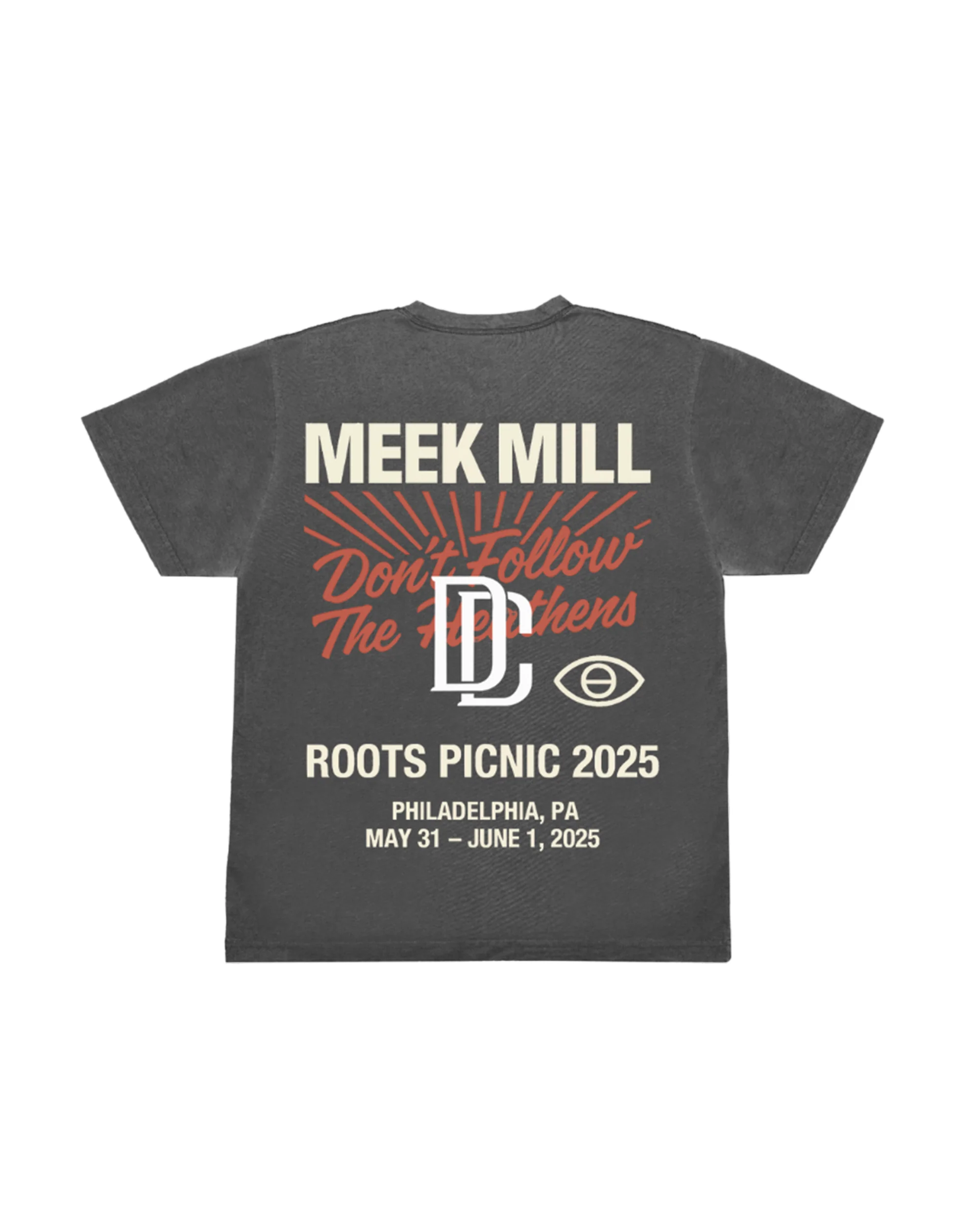 Meek Mill Roots Picnic Shirt (GRAY) - Image 2