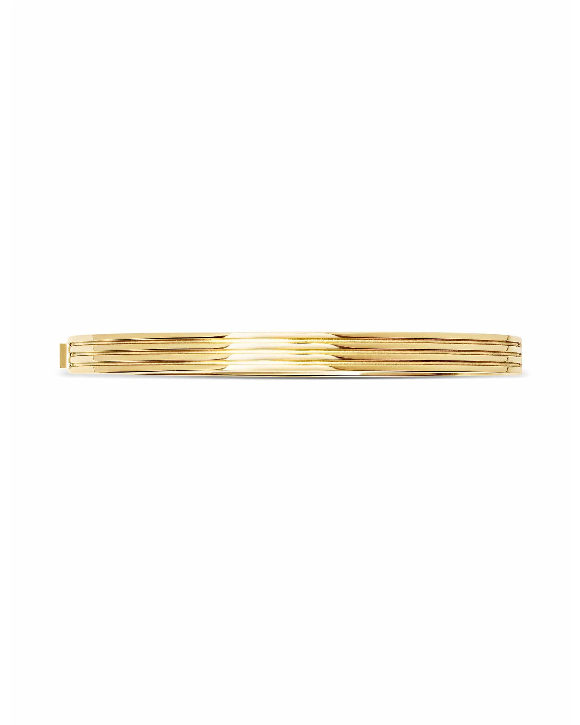 Men's Gold Gentleman Bangle - Image 3