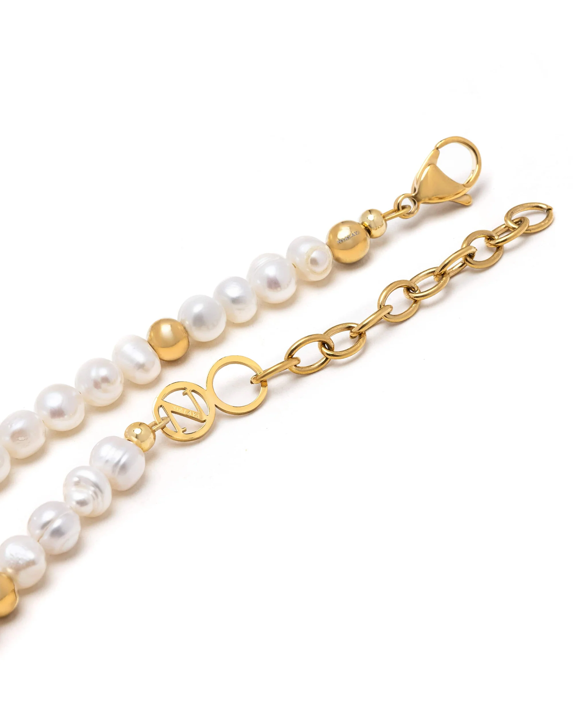 Men's Pair of Dice Pearl Necklace - Image 4
