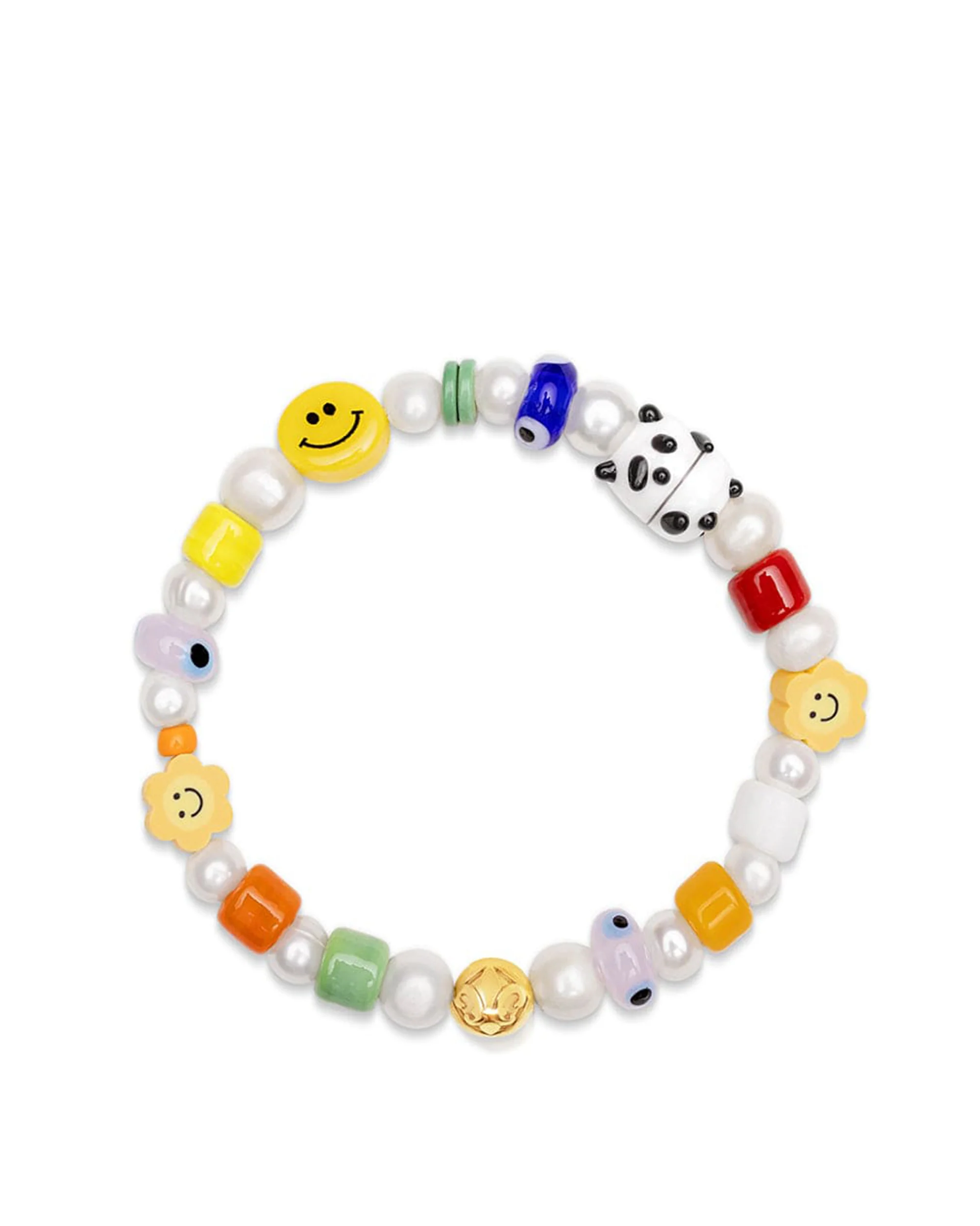 Men's Panda Pearl Bracelet
