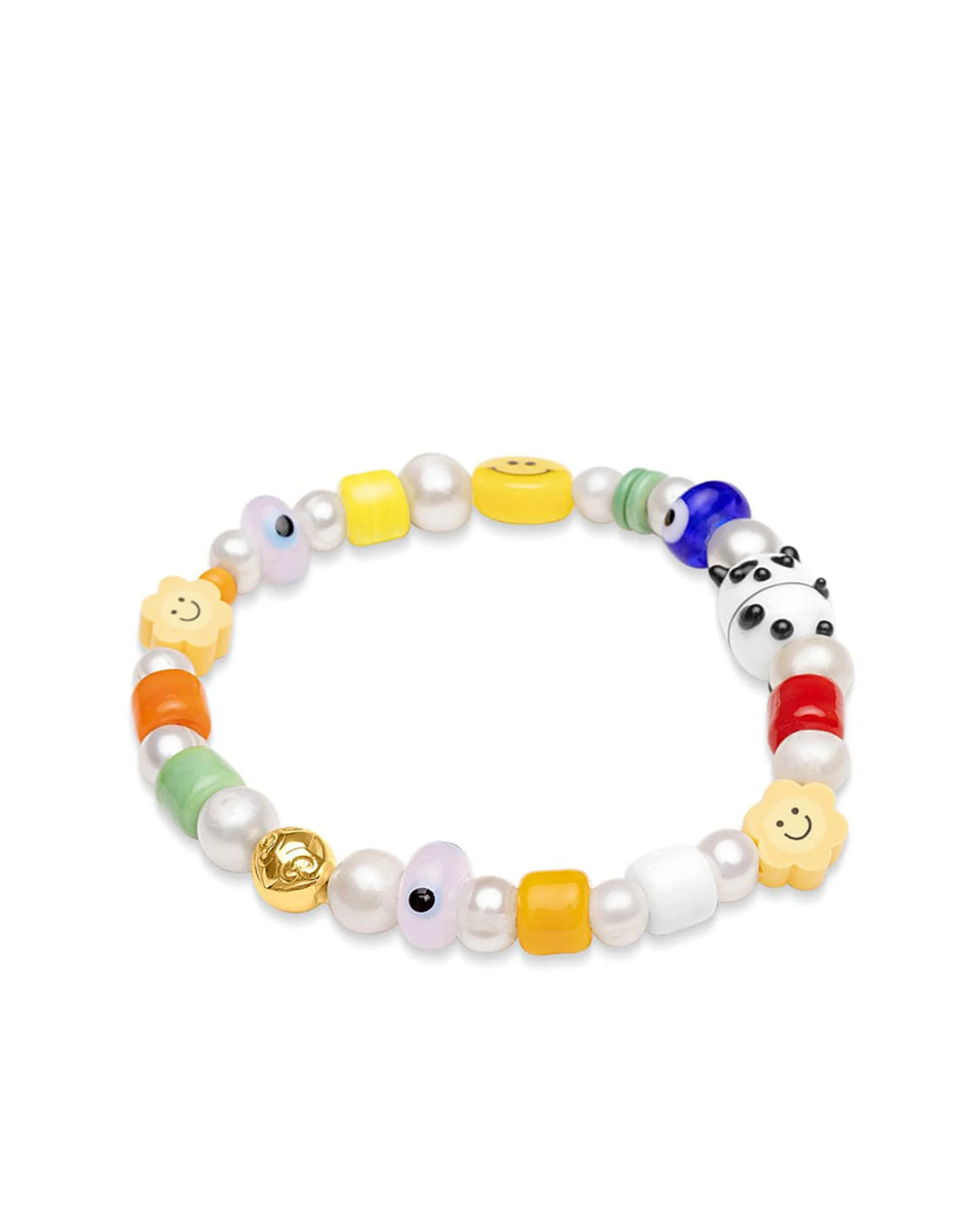 Men's Panda Pearl Bracelet - Image 3