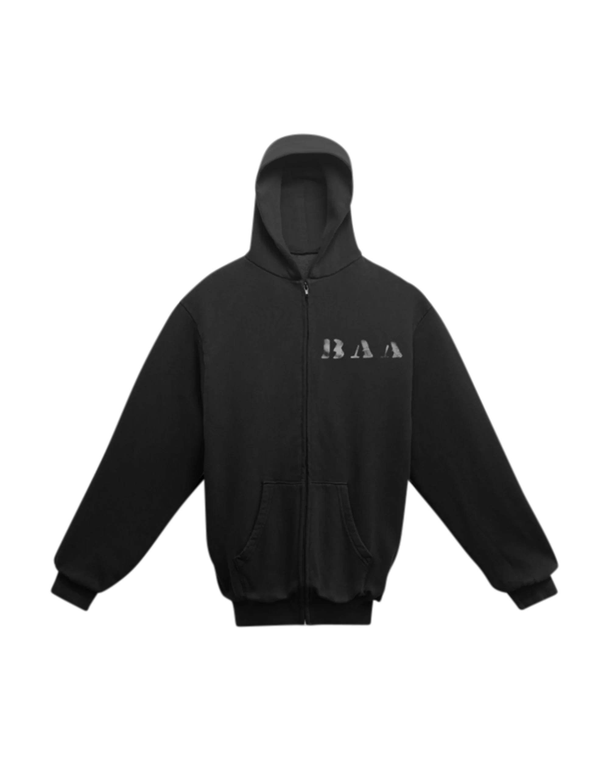 Men's Zip Up Core Black