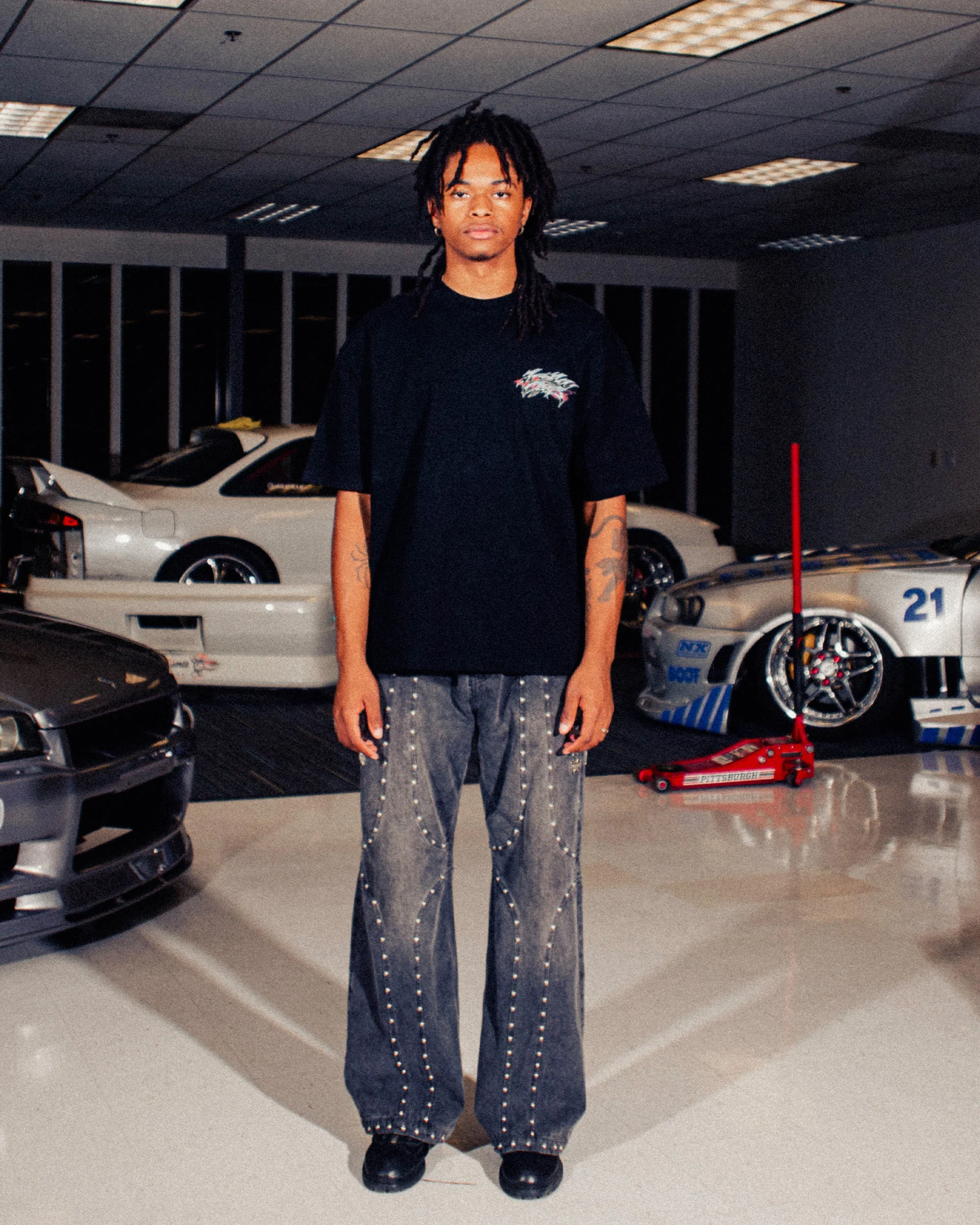 Metal Print Tee - Image 7