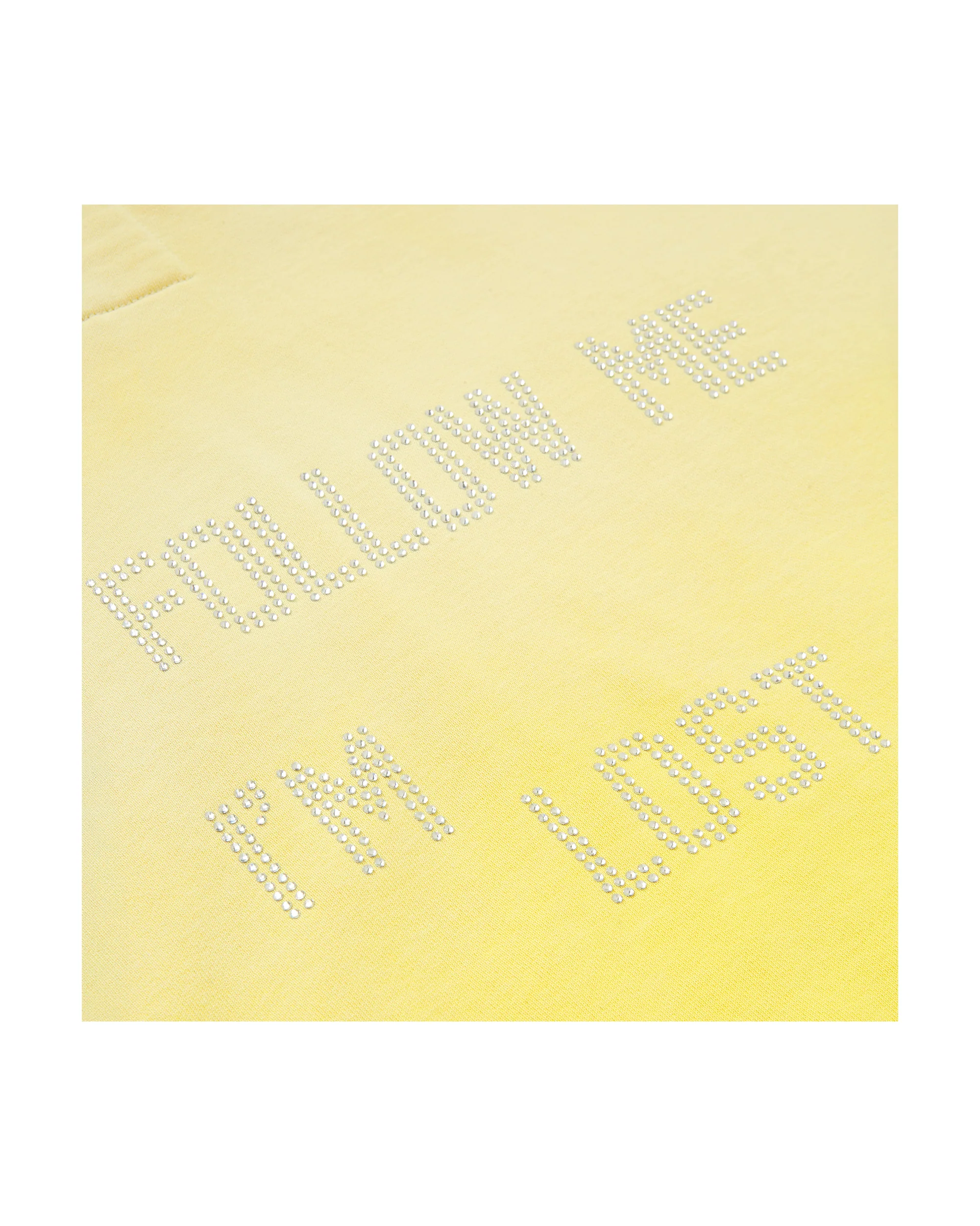 Metallic Flame Zip-Up Hoodie - Yellow - Image 3