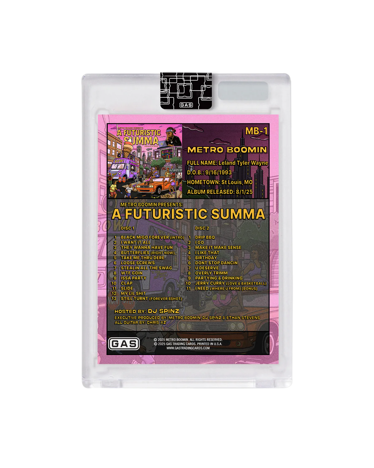 Metro Boomin x GAS Trading Card - Image 5