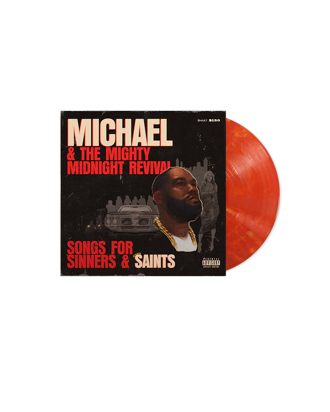 Michael & The Mighty Midnight Revival - Songs For Sinners And Saints" Killer Mike Online Exclusive "Eruption" colored vinyl