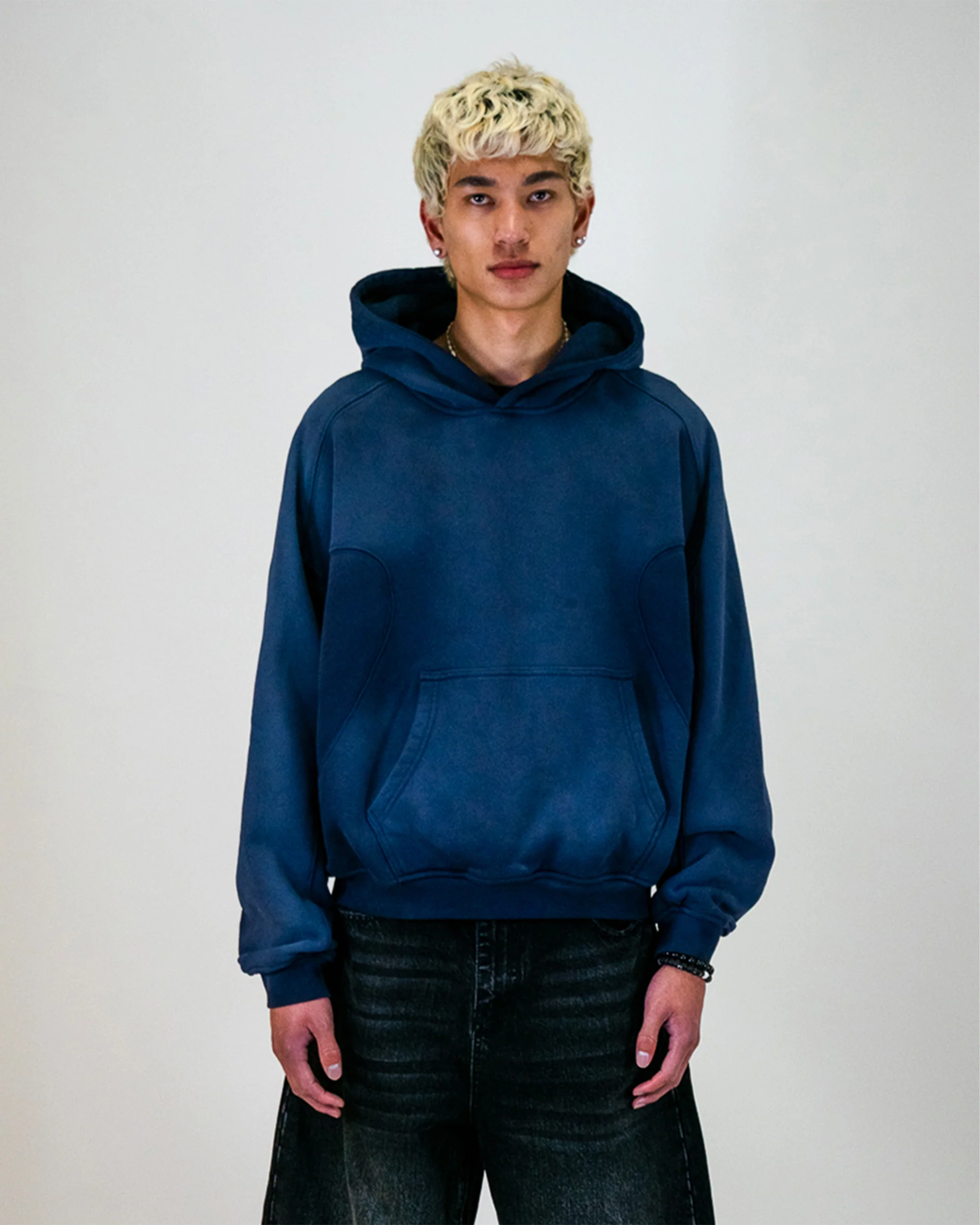 midnight ocean blue hoodie - Image 2