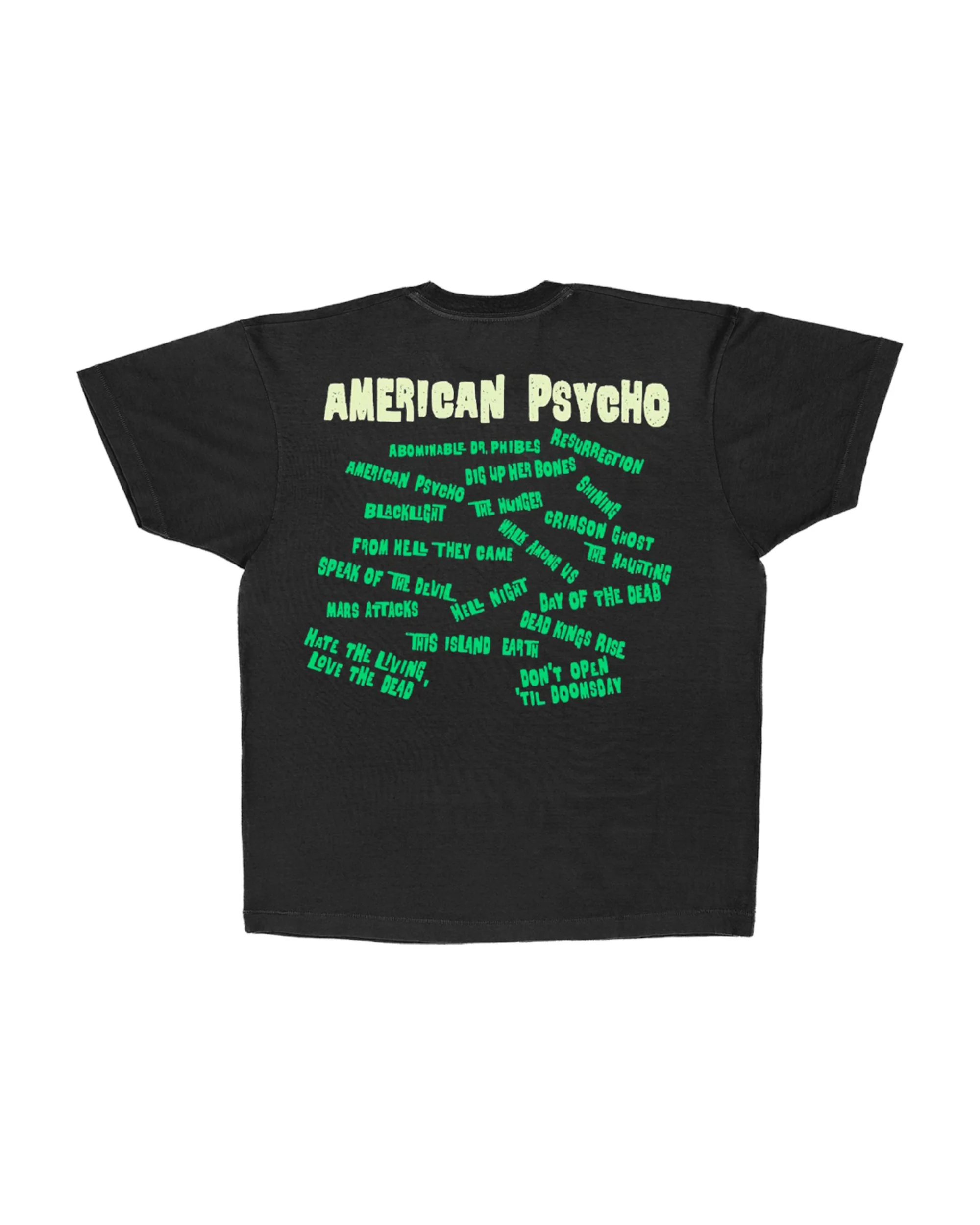 Misfits American Psycho Glow In The Dark Tee - Image 2
