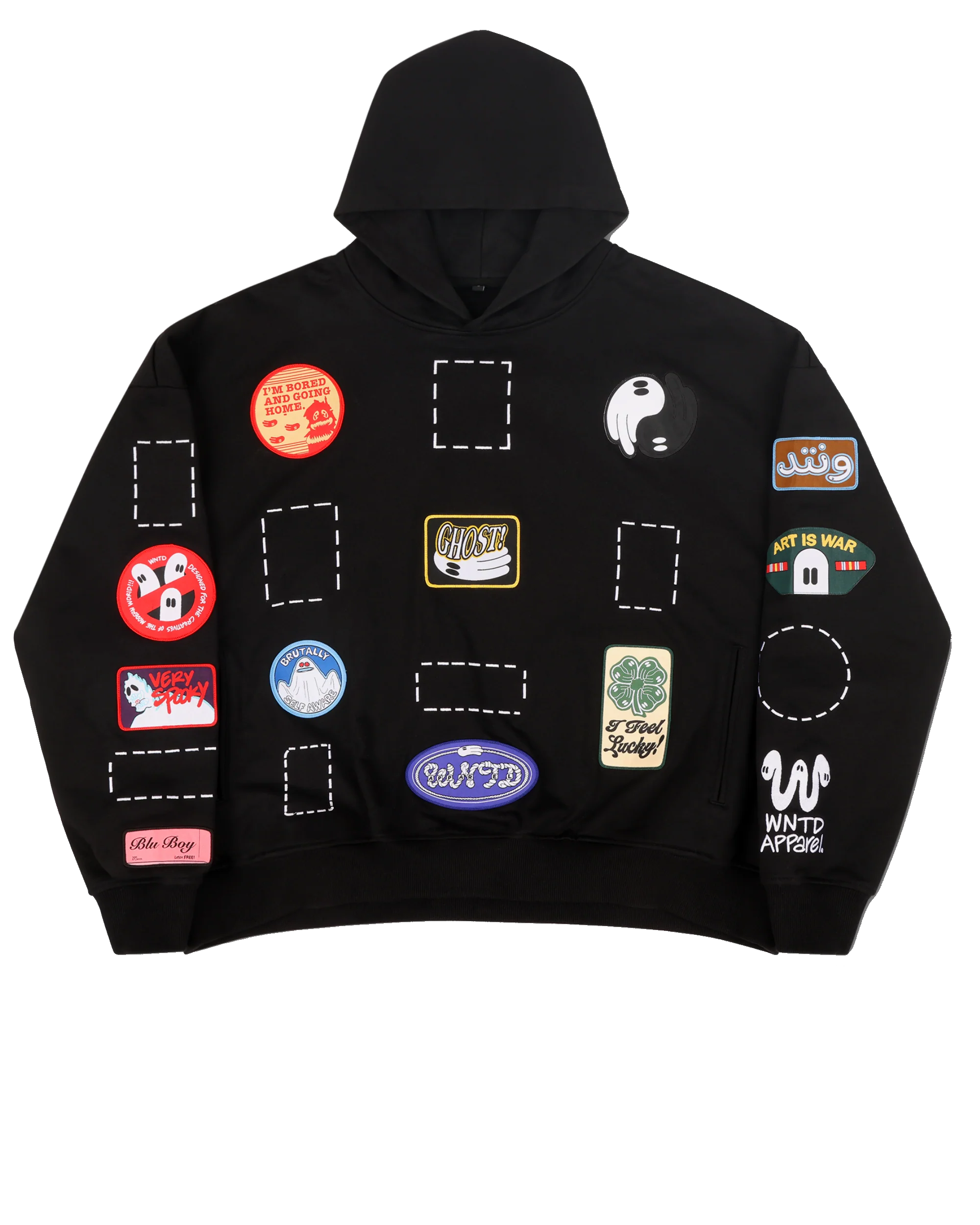 MISSING PATCHWORK HOODIE