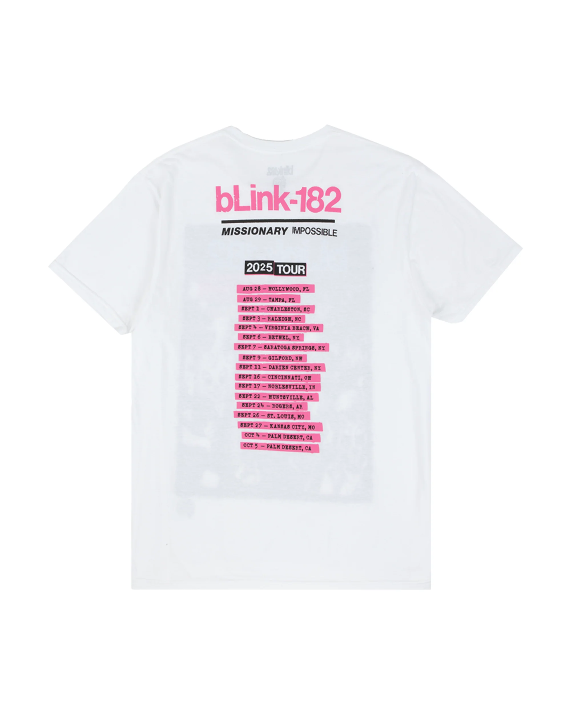 Missionary Impossible Tour White T-Shirt - Image 2