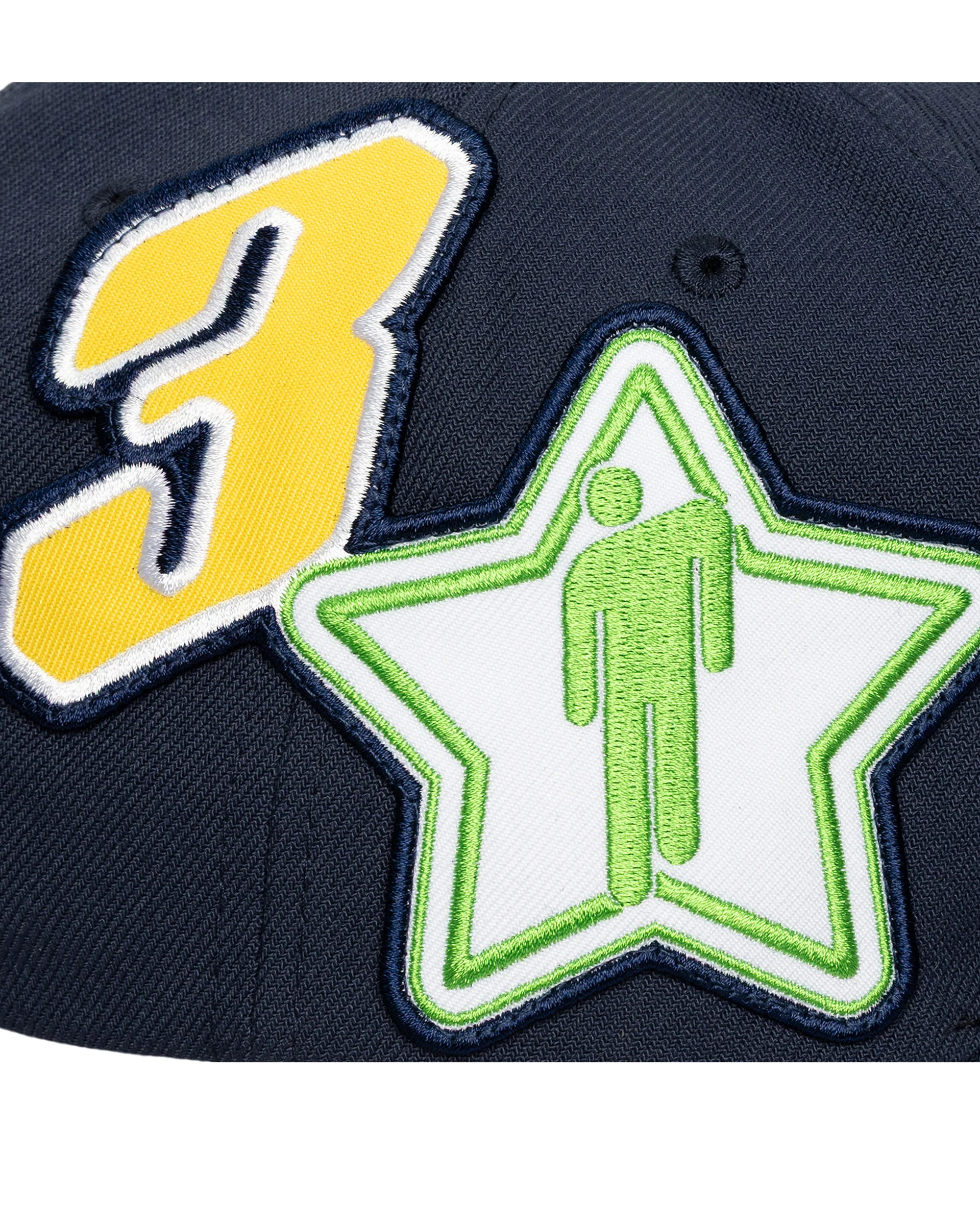 Mitchell & Ness x Billie Eilish Houston Rockets NBA B.E. Patch Snapback - Image 6