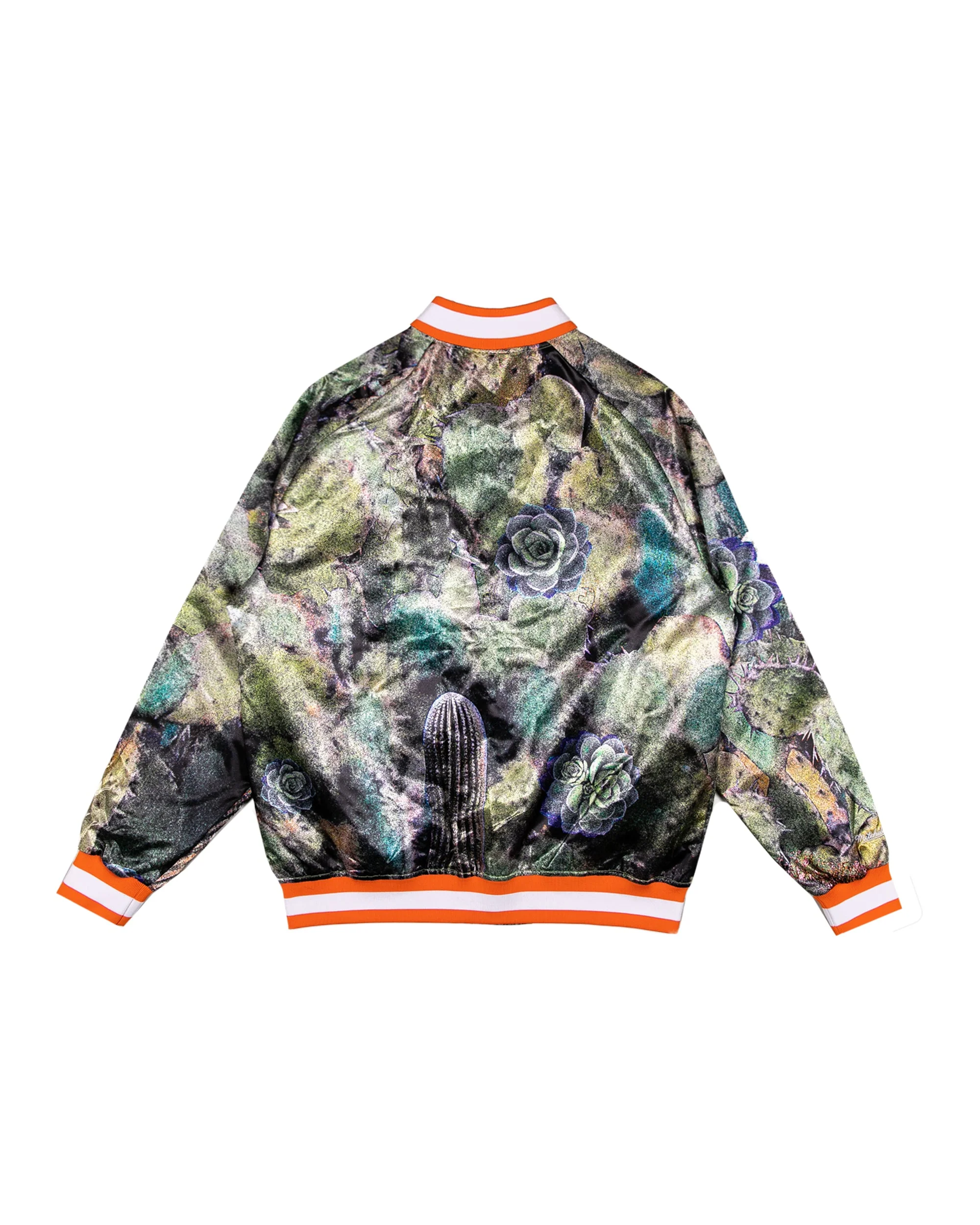 MITCHELL & NESS X SALEHE NY VARSITY BOMBER JACKET CAMO - Image 8