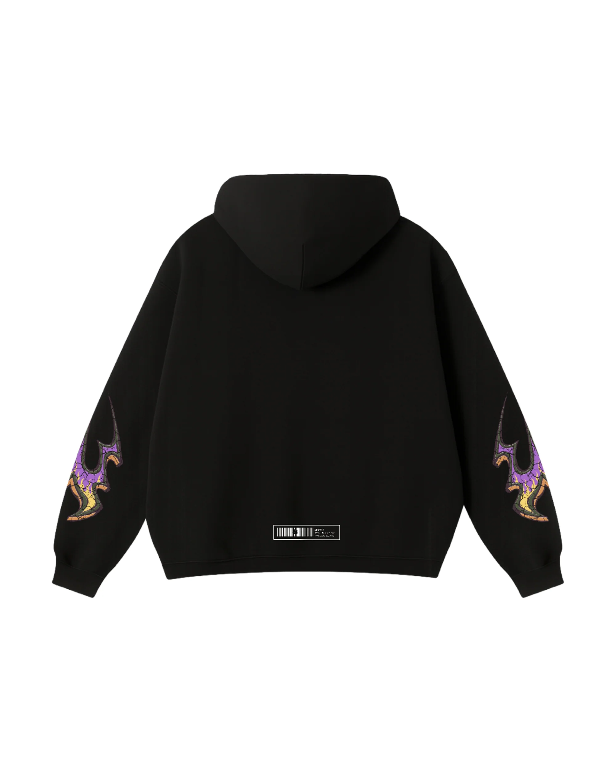 MIXTEIP BLACK HOODIE - Image 2