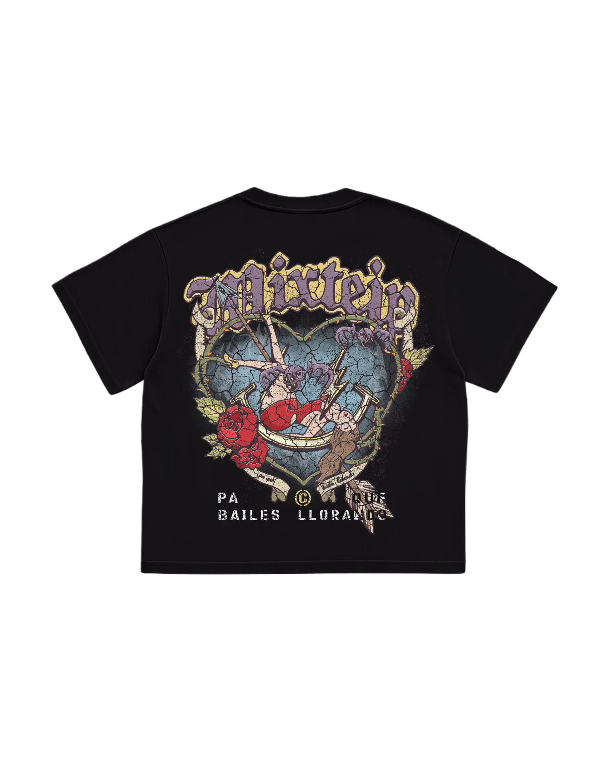 MIXTEIP BLACK T-SHIRT - Image 2