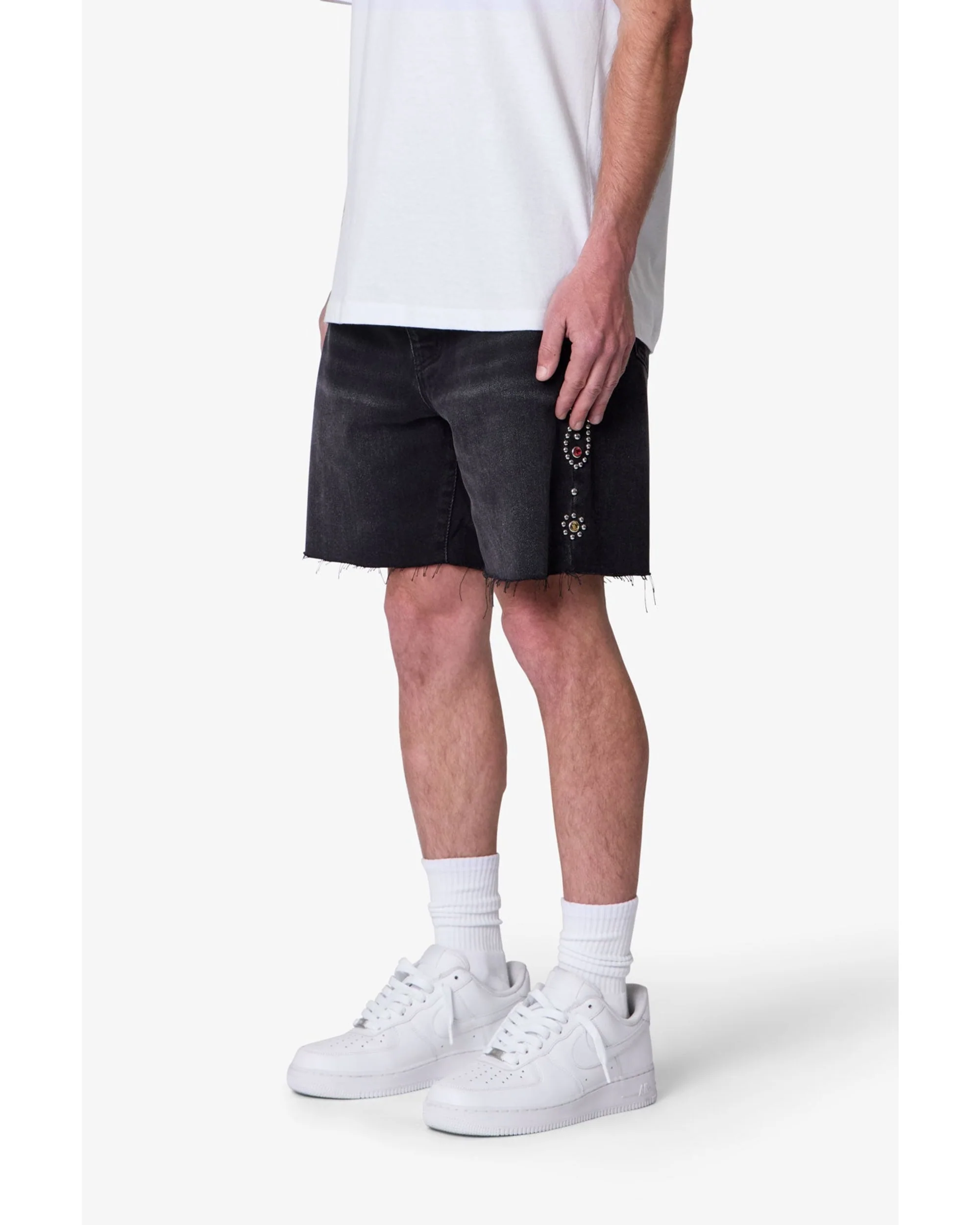 Mojave Denim Shorts - Black - Image 7