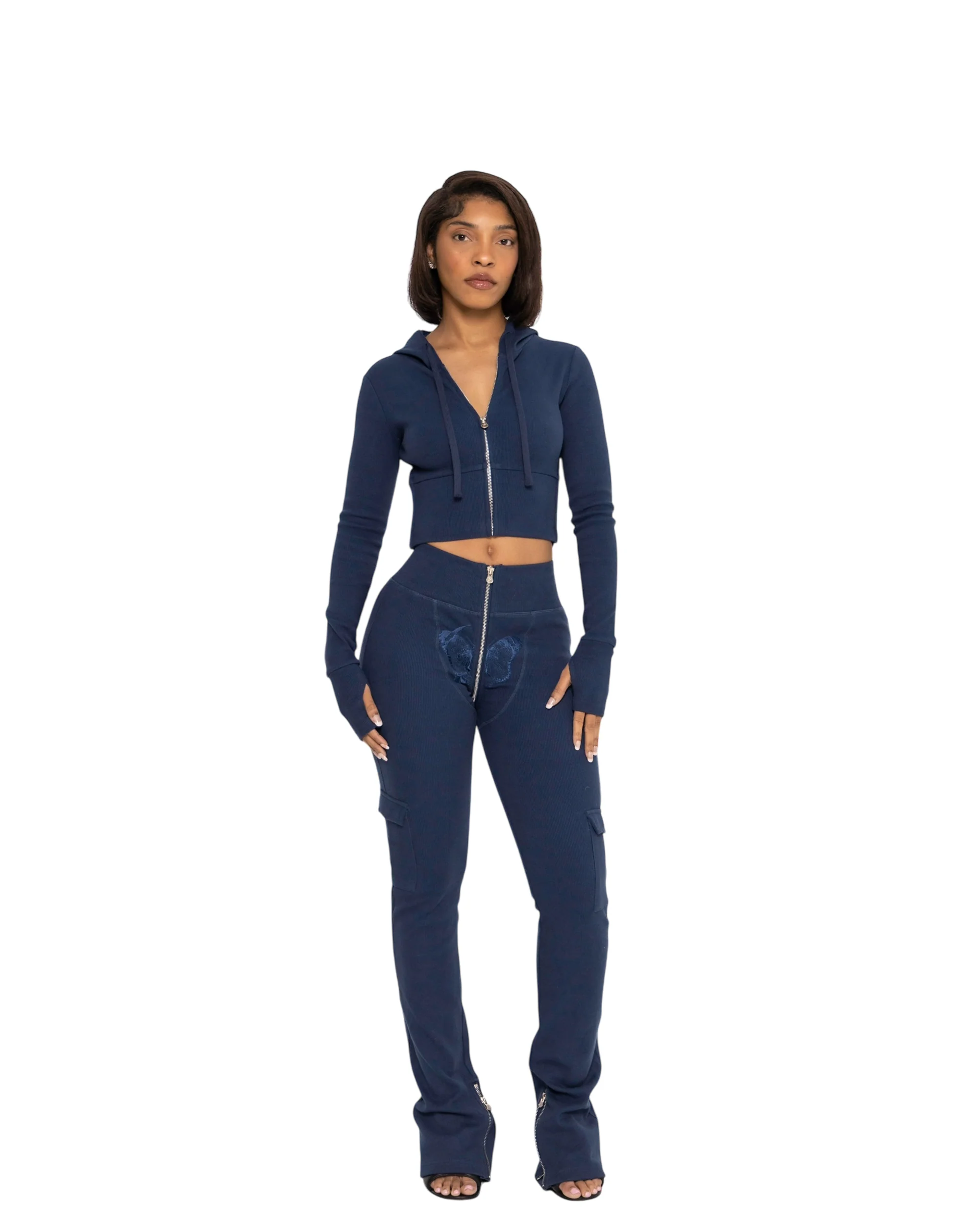 MONOCHROMATIC UZIP PANTS - Image 3