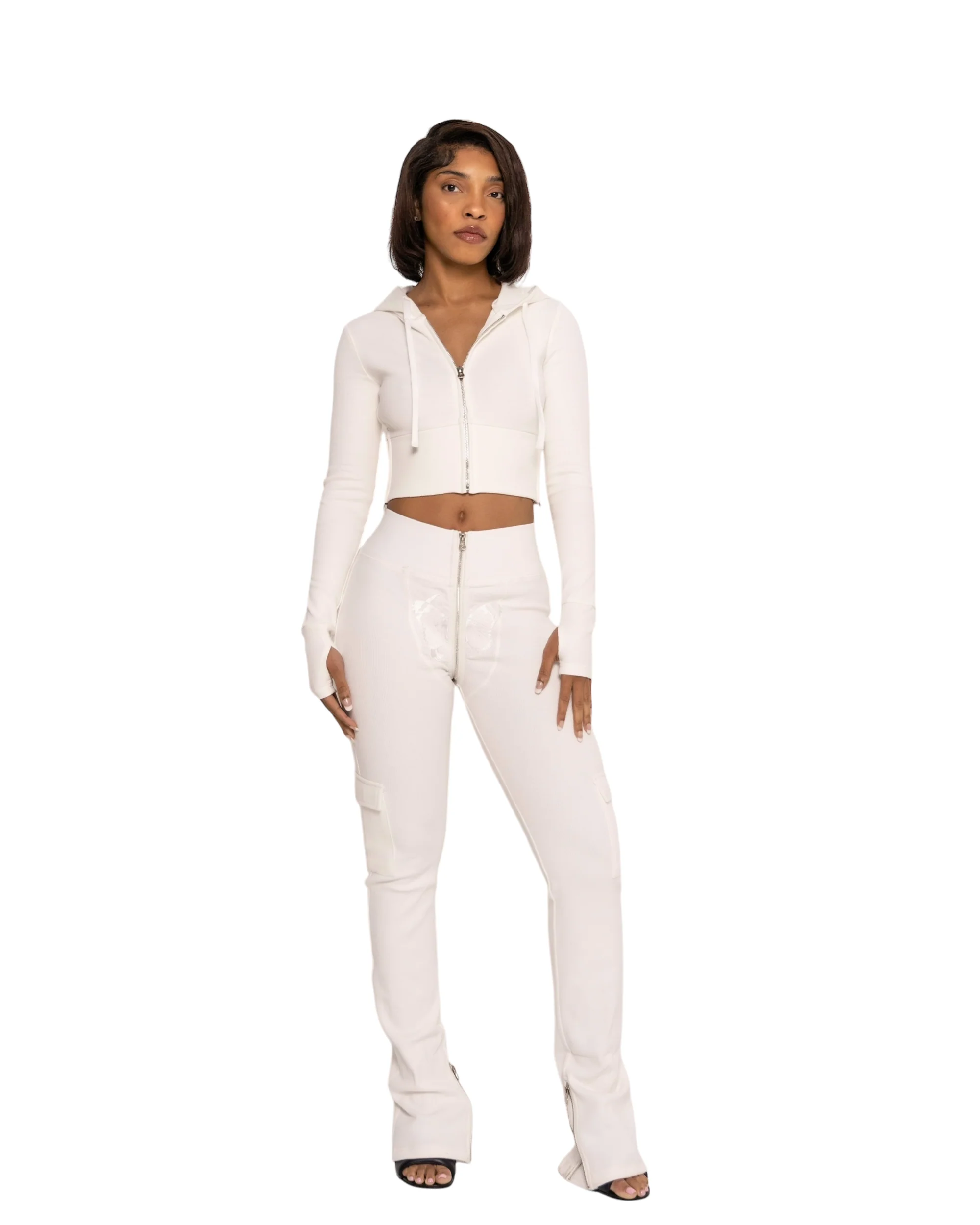 MONOCHROMATIC UZIP PANTS - Image 4
