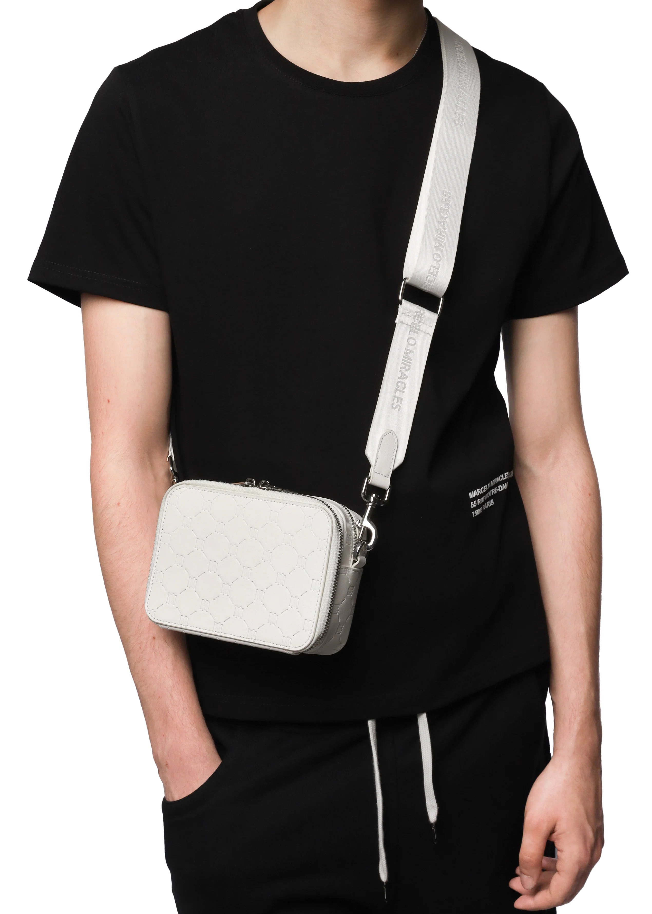 MONOGRAM SHOULDER BAG in WHITE - Image 7