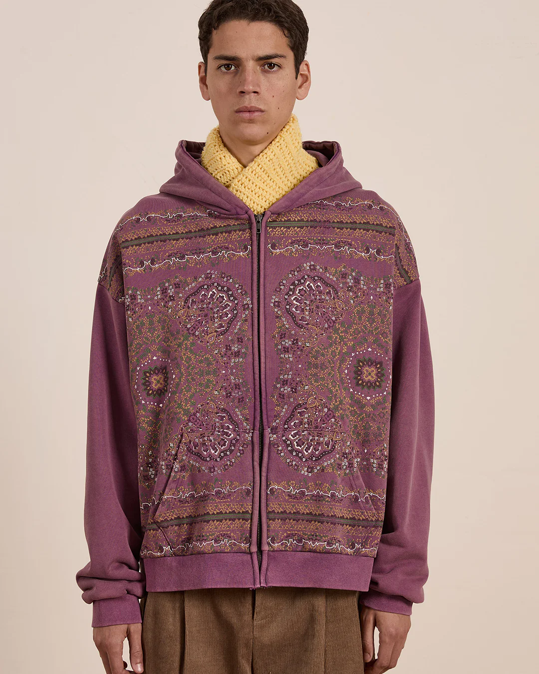 Motif Zip-Up Hoodie - Image 6