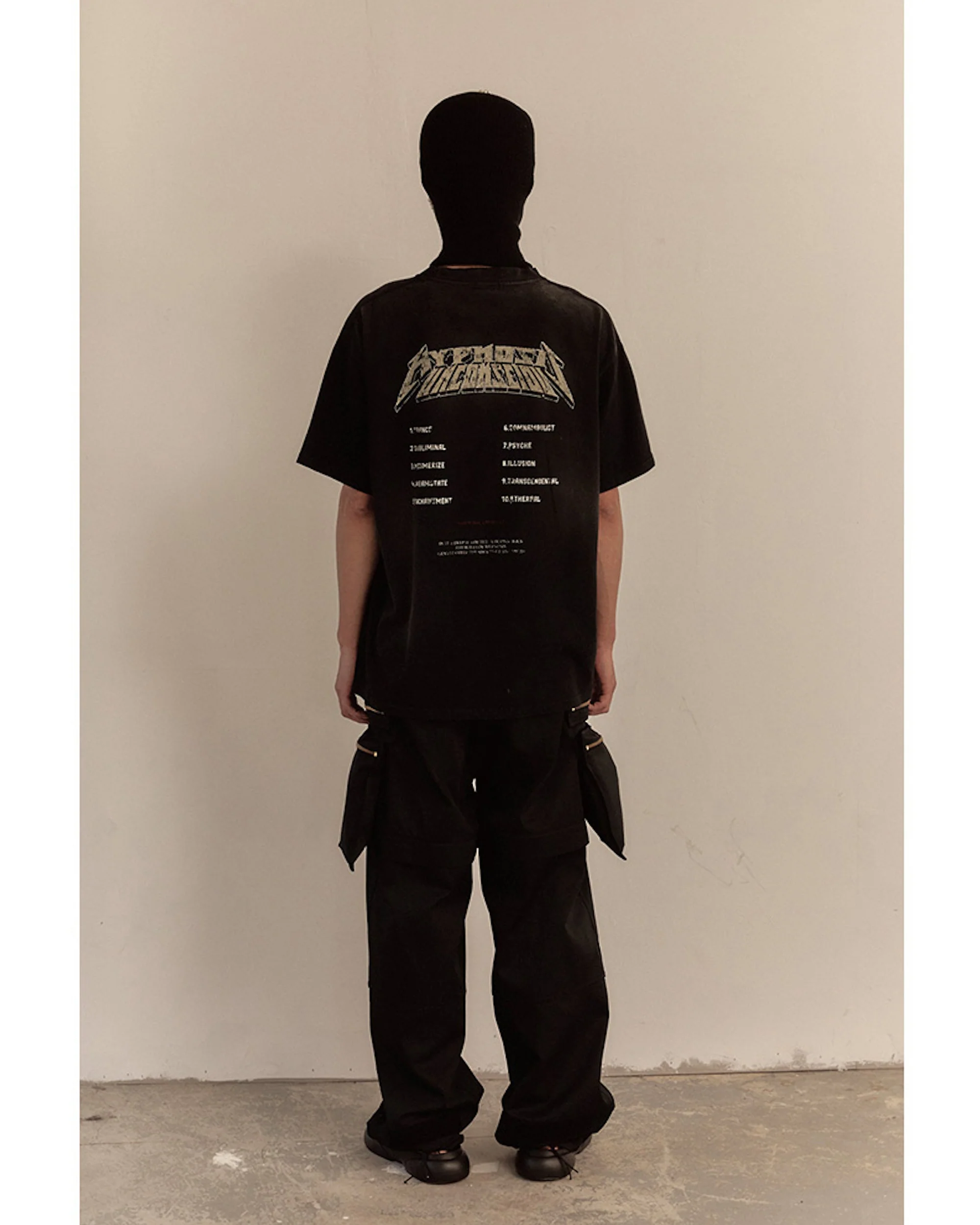 MULTI ZIP POCKET PANTS / BLACK - Image 13