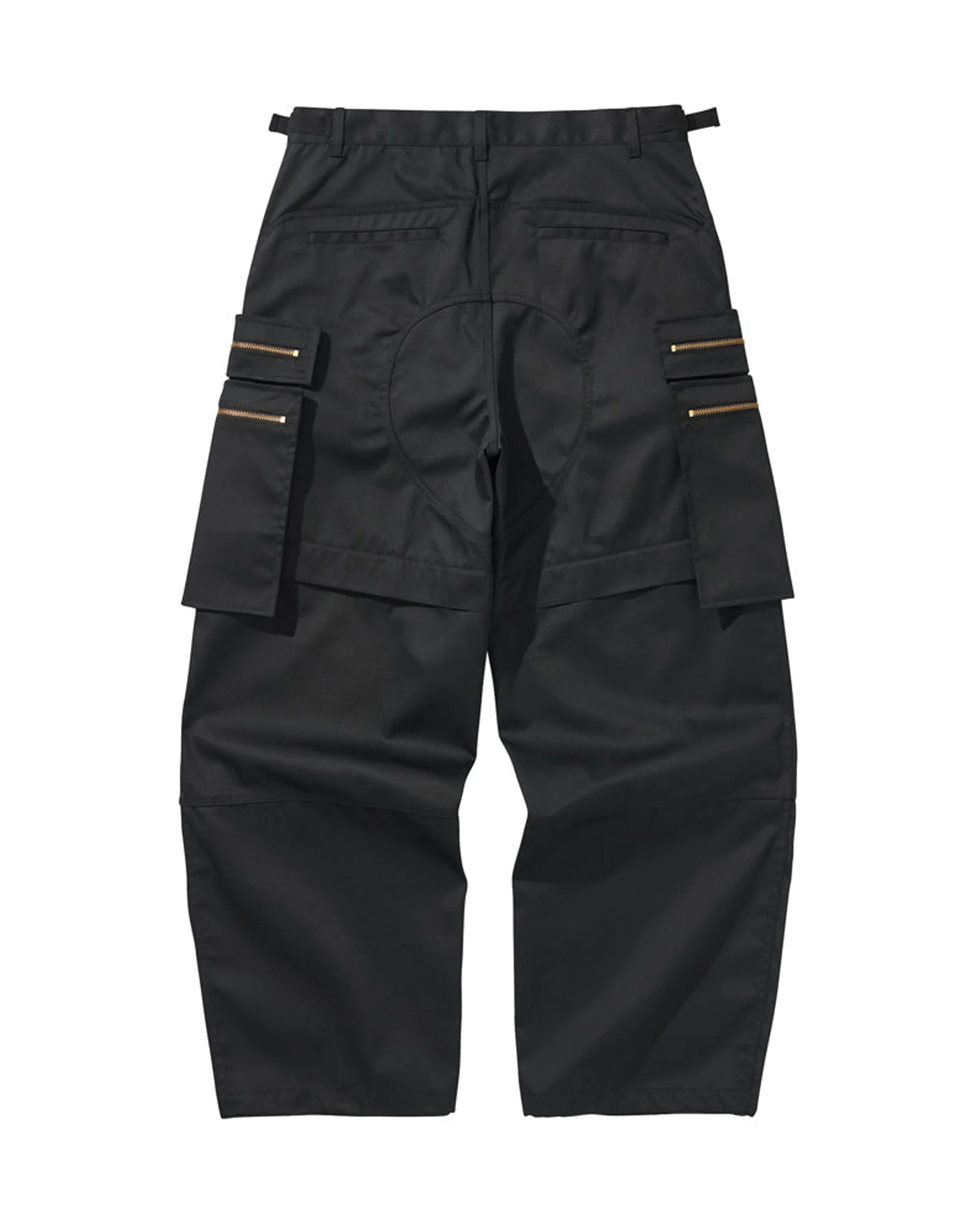 MULTI ZIP POCKET PANTS / BLACK - Image 2