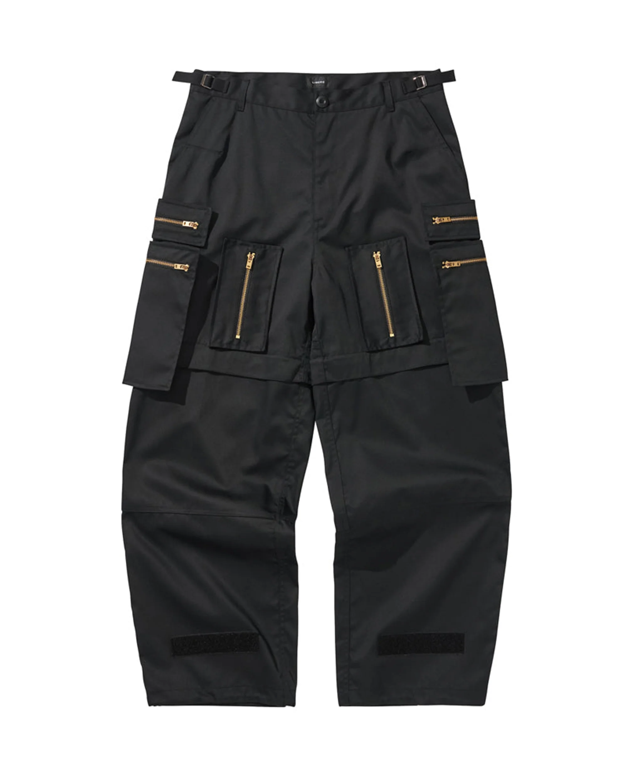 MULTI ZIP POCKET PANTS / BLACK - Image 6