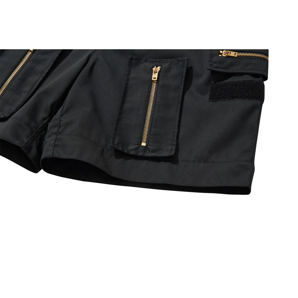 MULTI ZIP POCKET PANTS / BLACK - Image 68