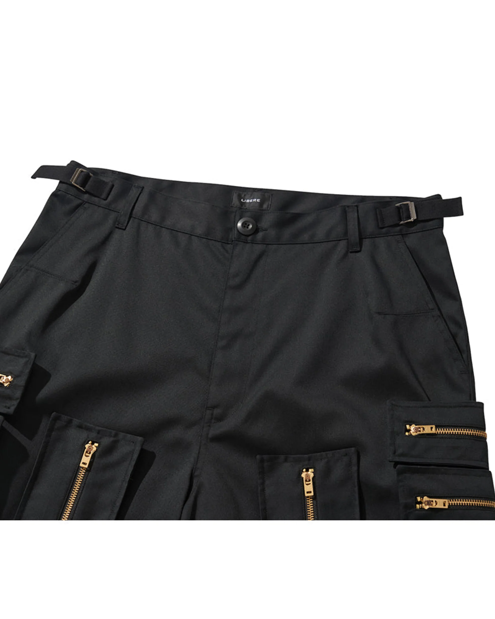 MULTI ZIP POCKET PANTS / BLACK - Image 7