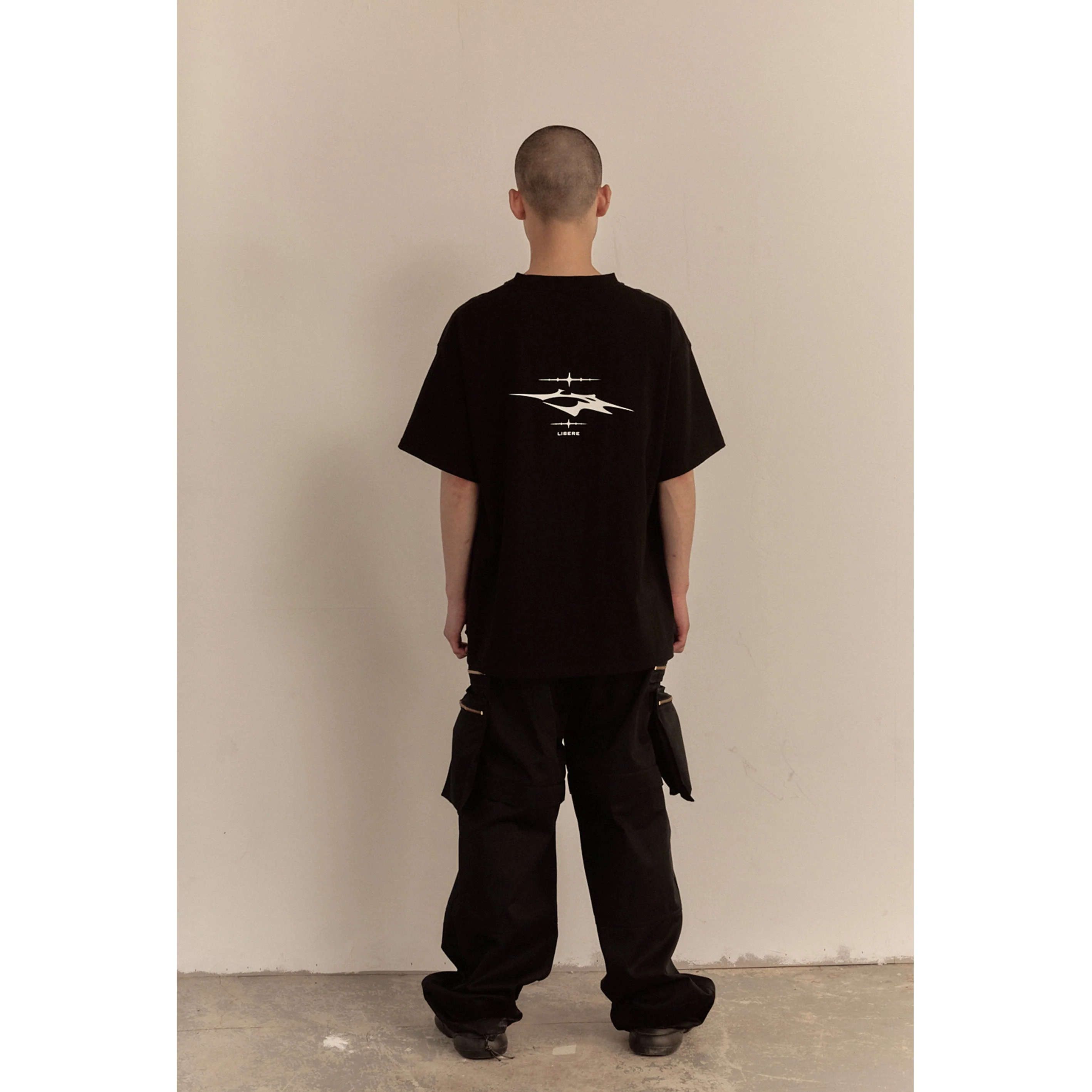 MULTI ZIP POCKET PANTS / BLACK - Image 77