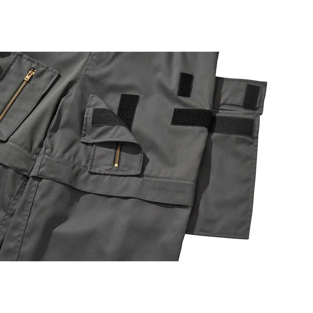 MULTI ZIP POCKET PANTS / CHARCOAL - Image 6