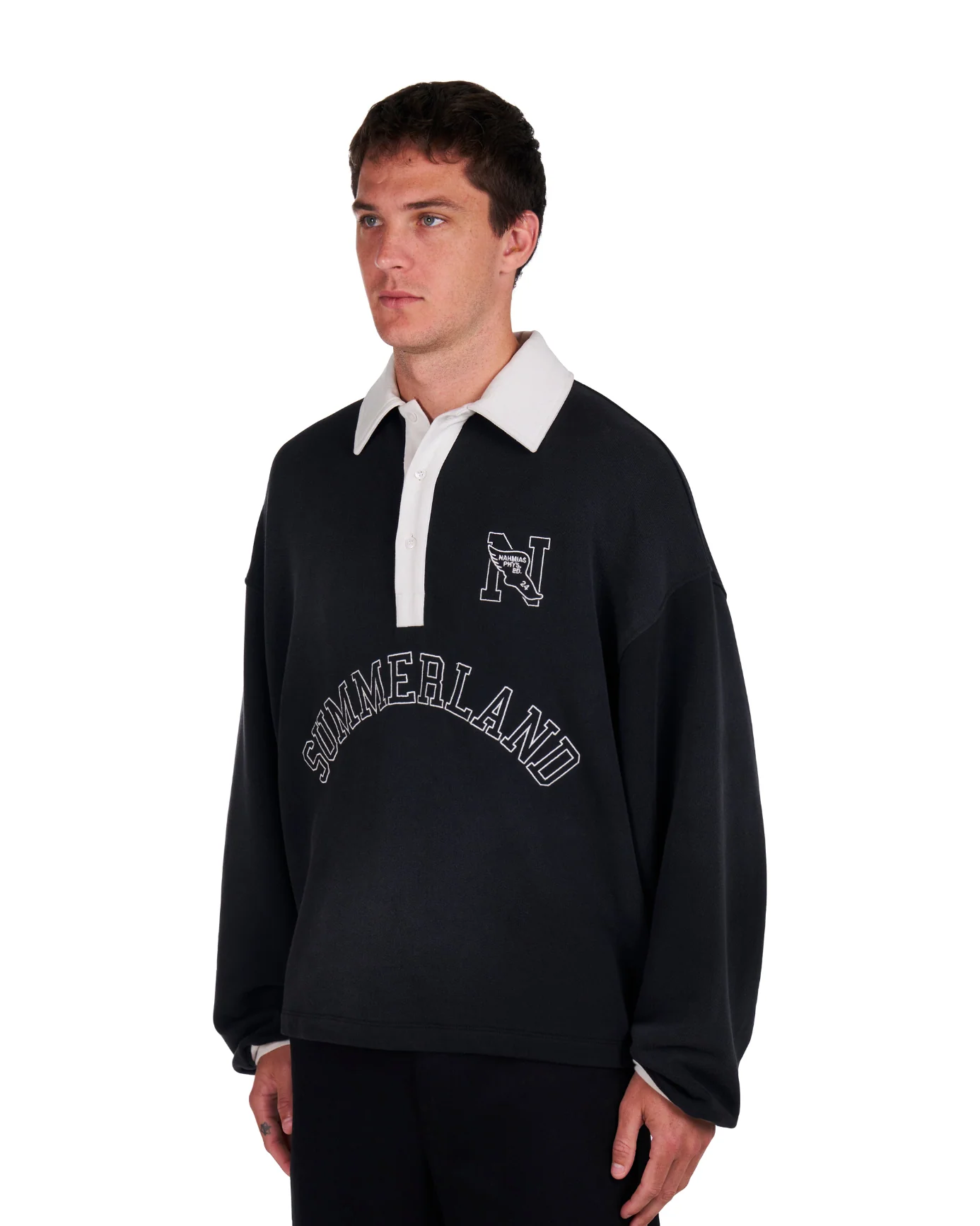"N" L/S Polo - Image 2