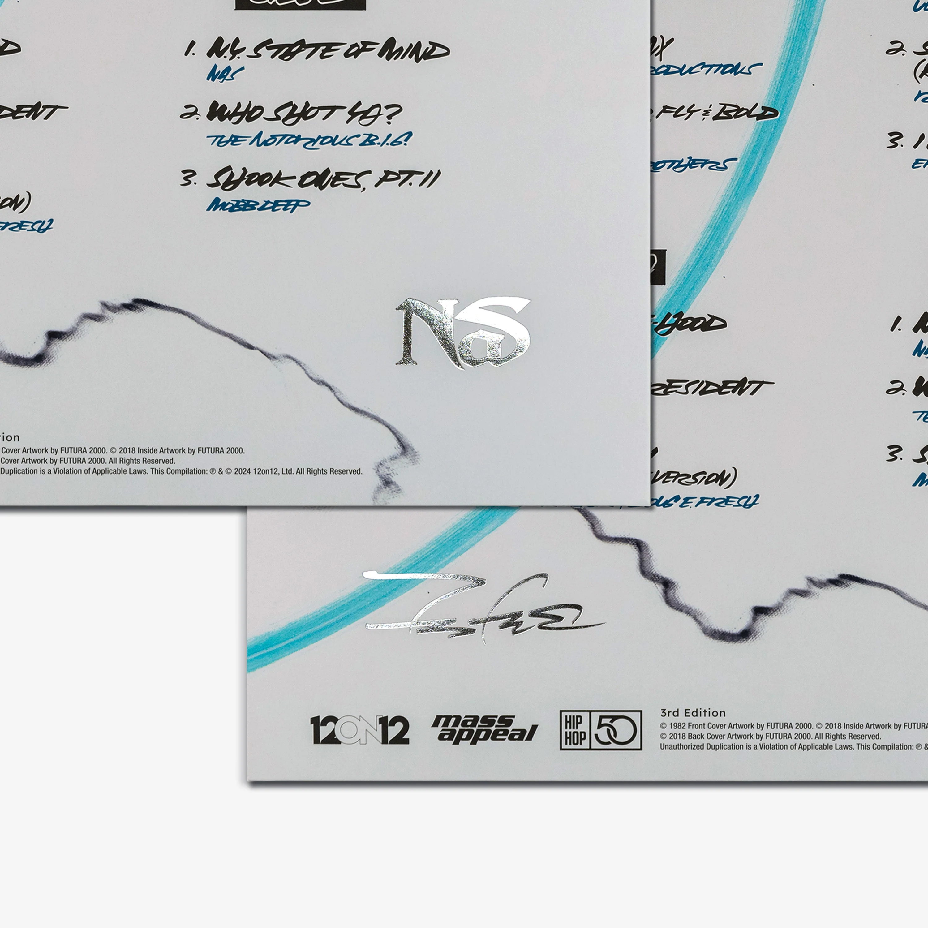 Nas x Futura 3rd Edition Vinyl Record, hand-finished by the artist - Image 13