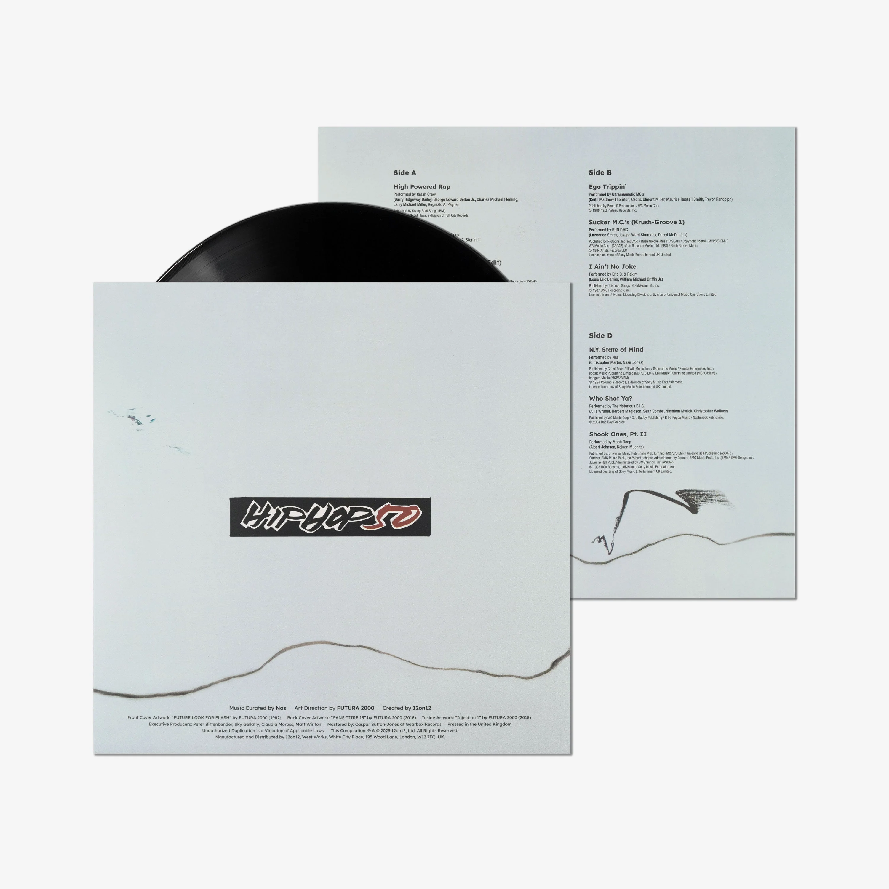 Nas x Futura 3rd Edition Vinyl Record, hand-finished by the artist - Image 15