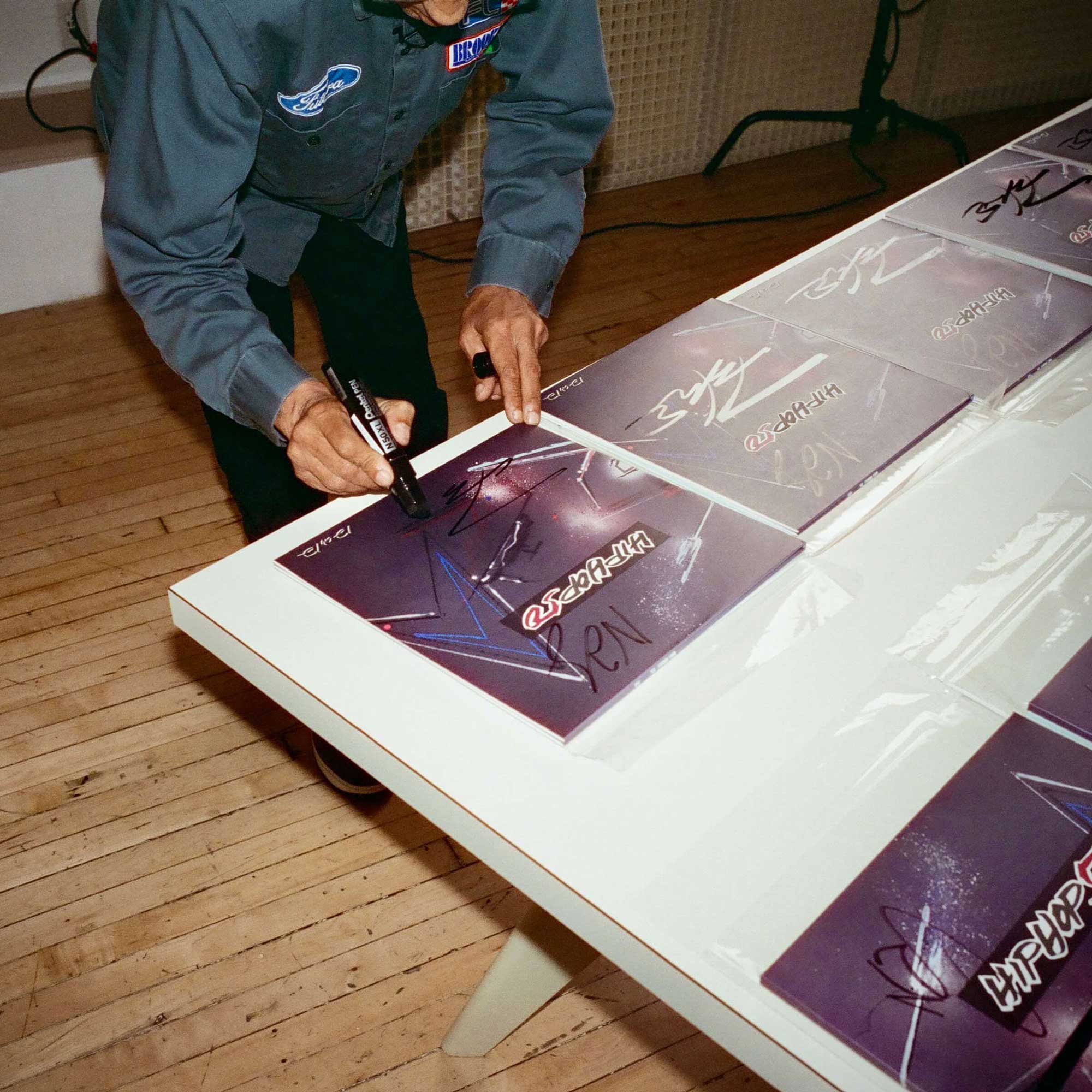 Nas x Futura 3rd Edition Vinyl Record, hand-finished by the artist - Image 17