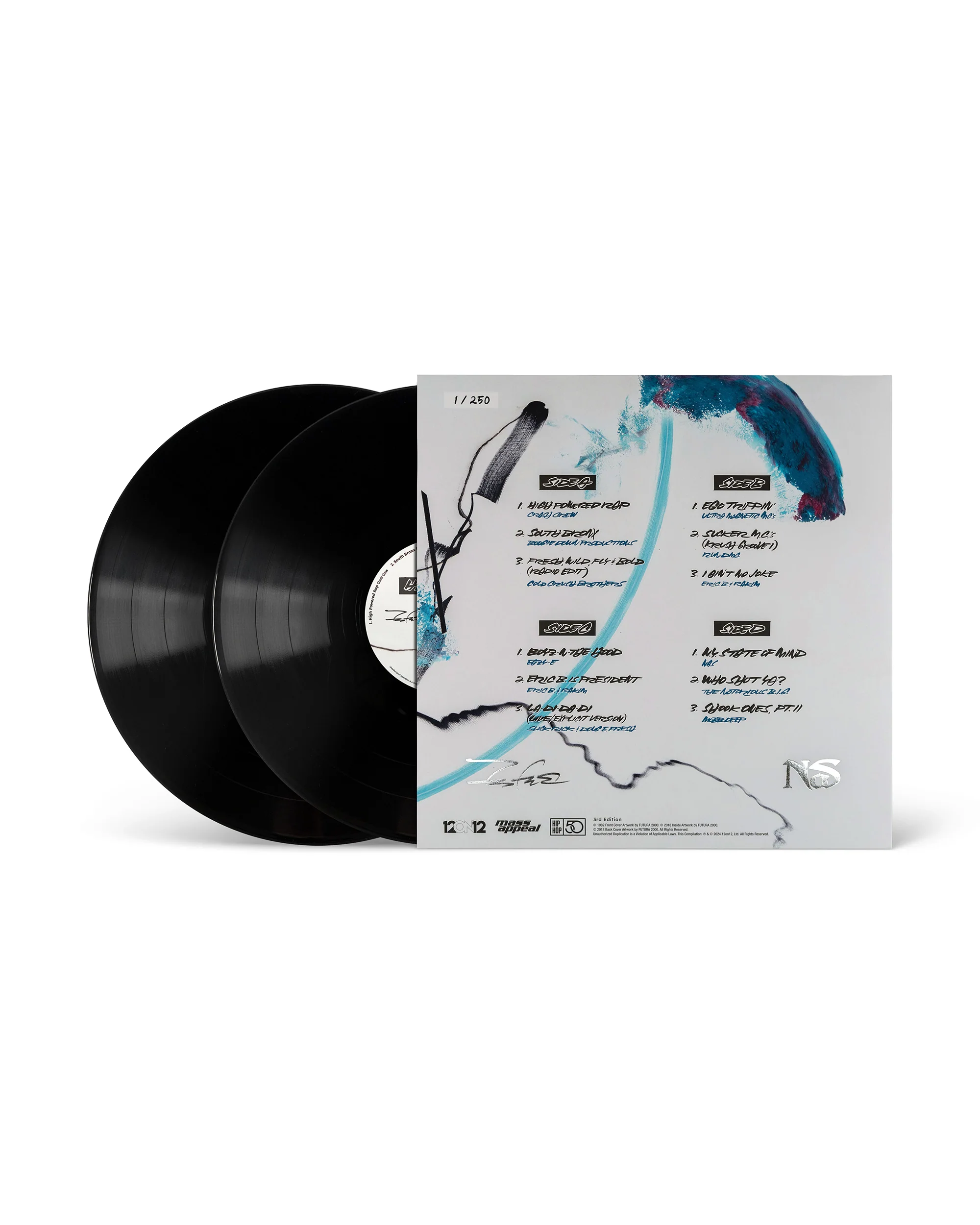 Nas x Futura 3rd Edition Vinyl Record, hand-finished by the artist - Image 2